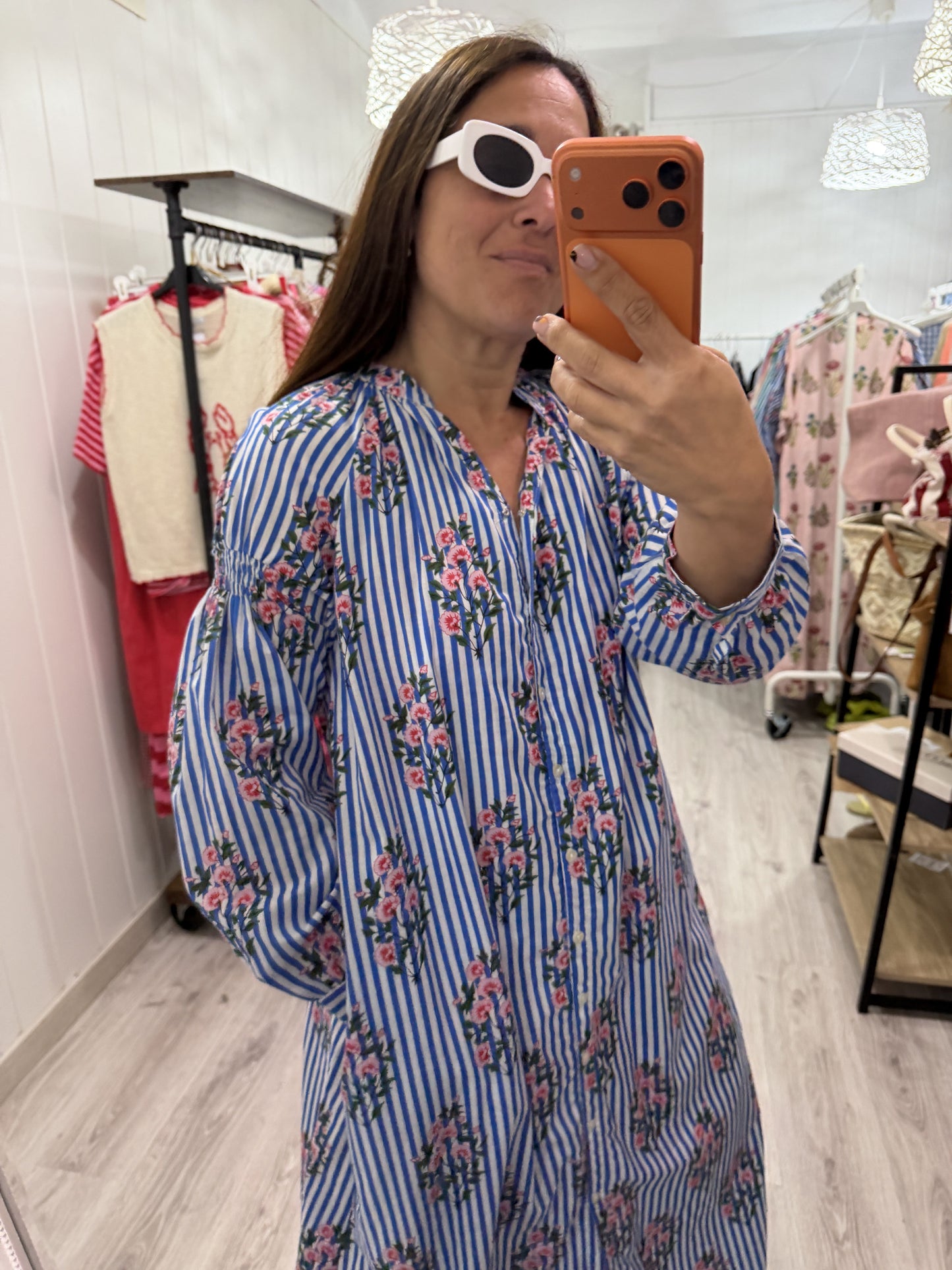 Vestido Aisha · Milrayas klein glicina