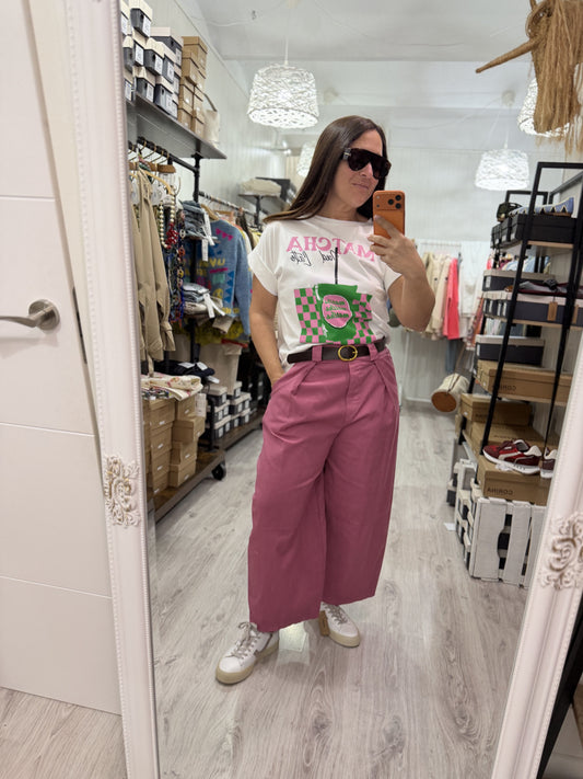 Pantalón Izaskun rosa viejo