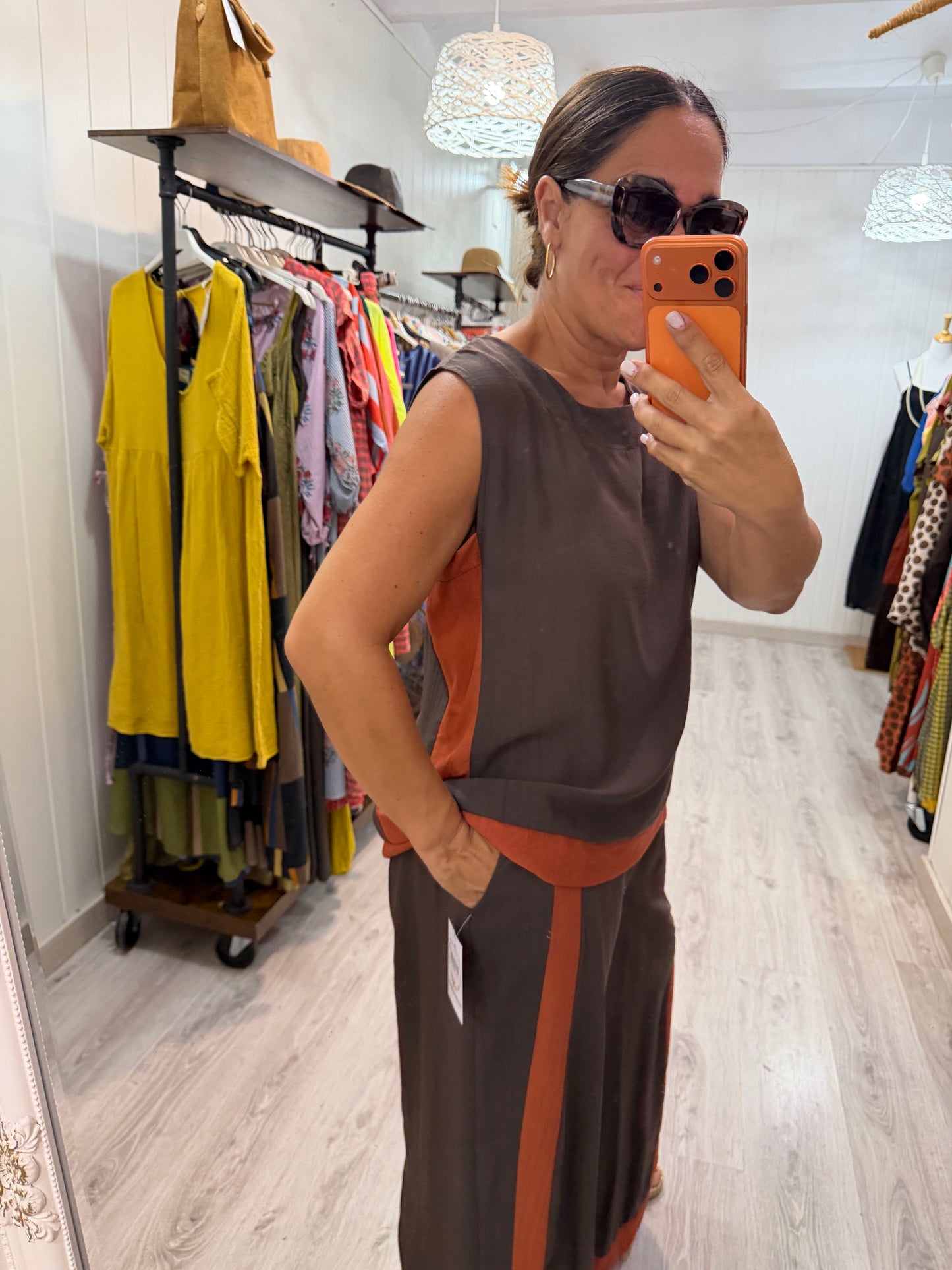 Conjunto Soft Chocolate y Caldera