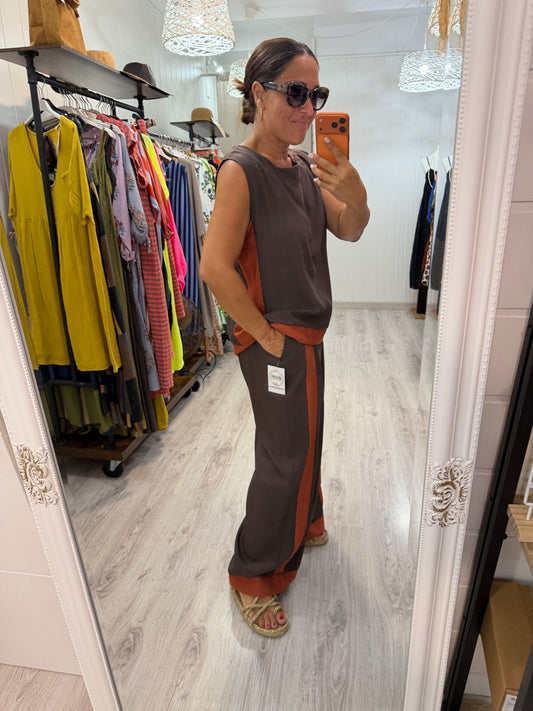 Conjunto Soft Chocolate y Caldera