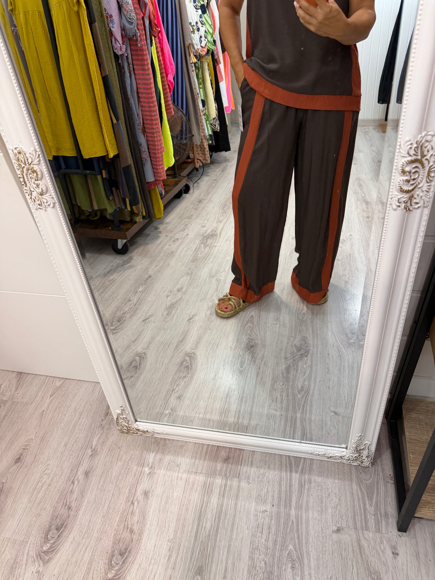 Conjunto Soft Chocolate y Caldera