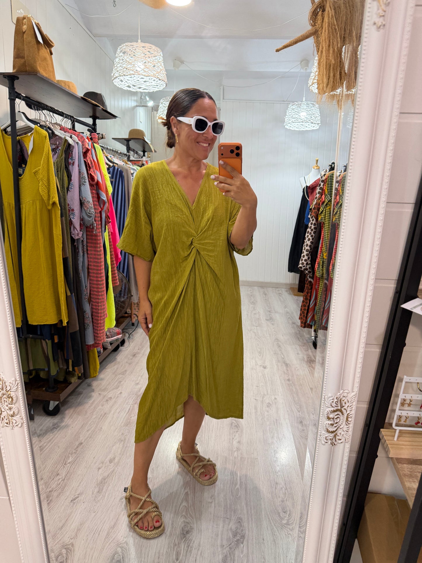 Kaftan Nudo pistacho