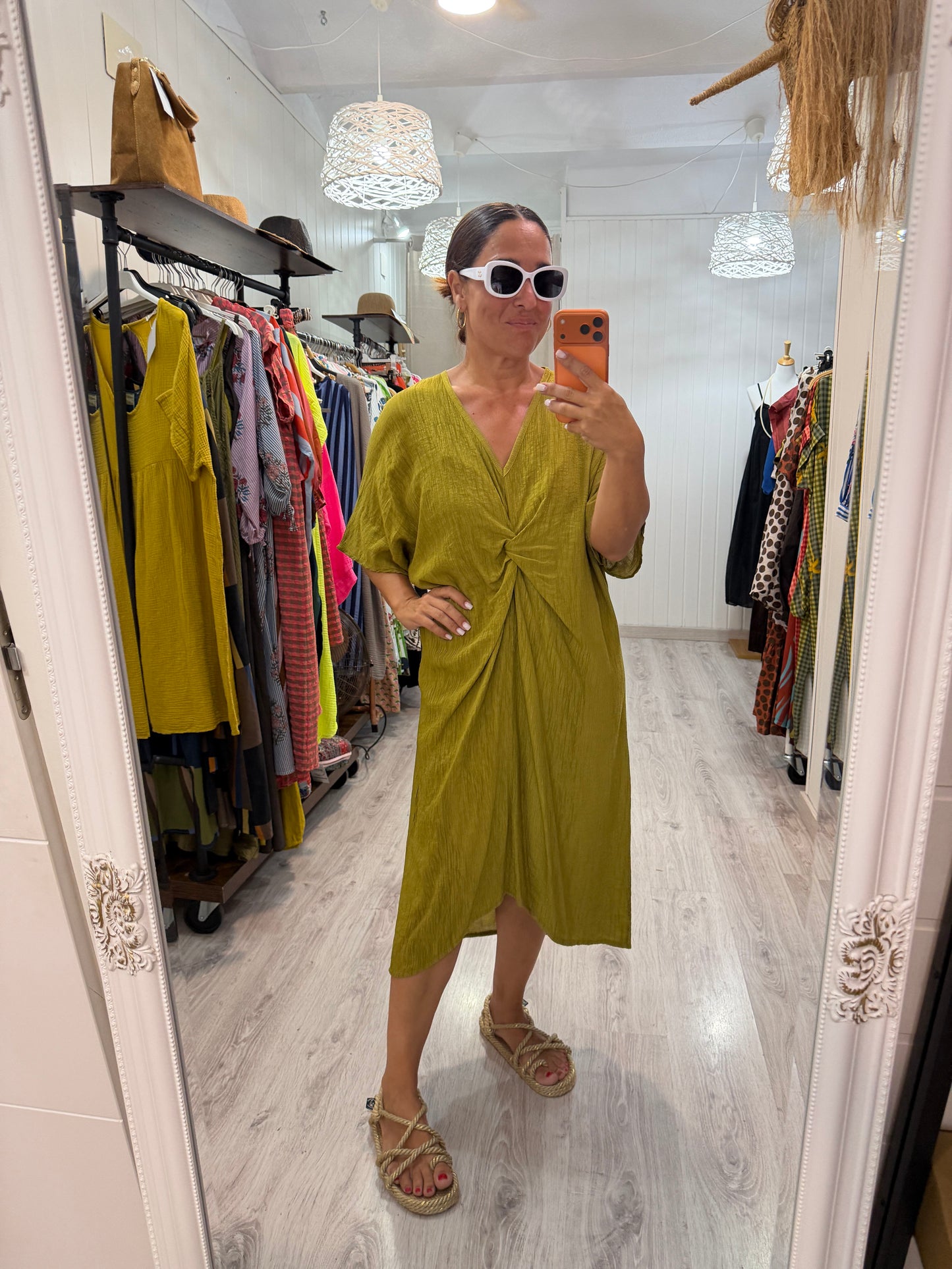 Kaftan Nudo pistacho