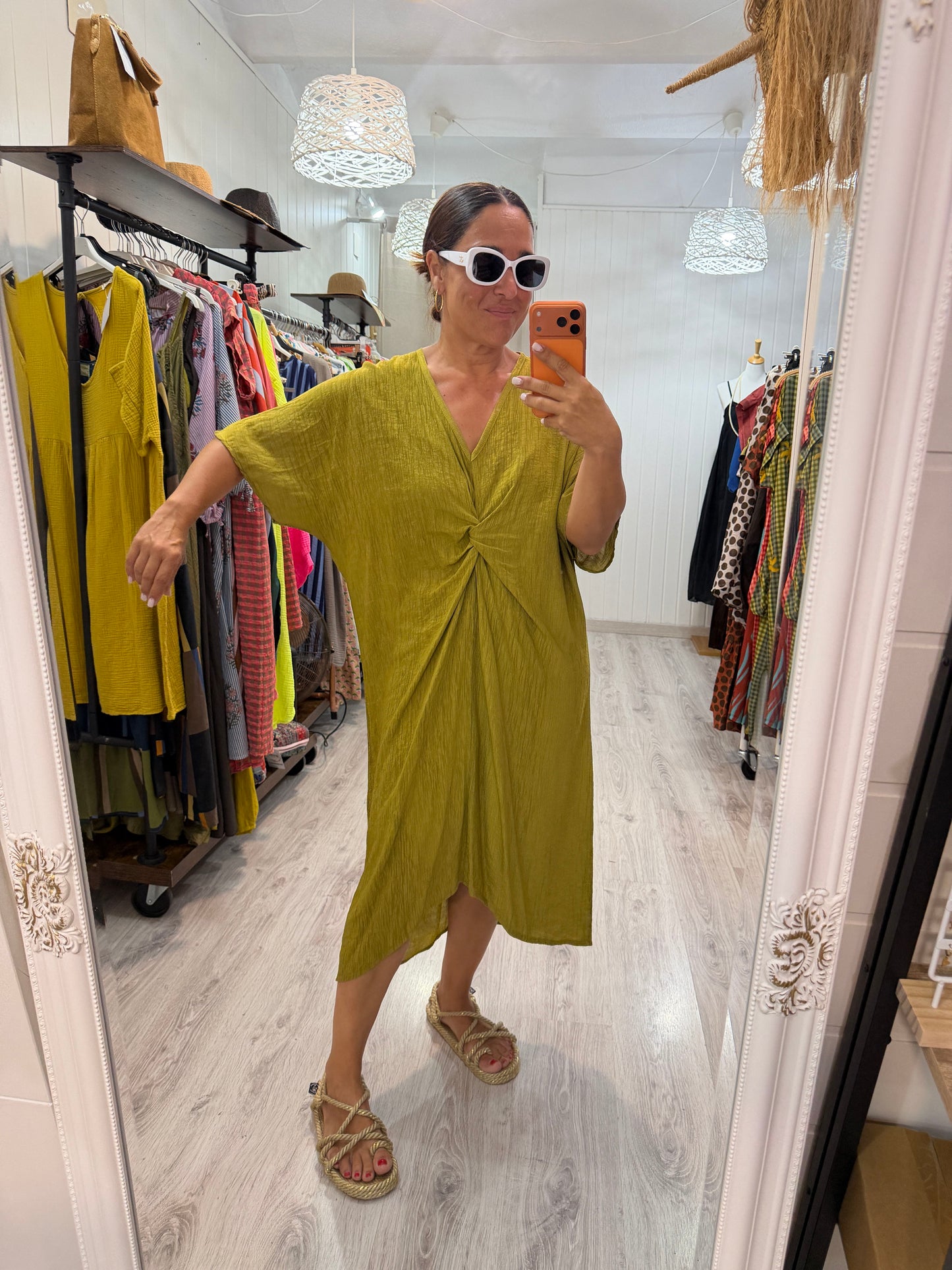 Kaftan Nudo pistacho