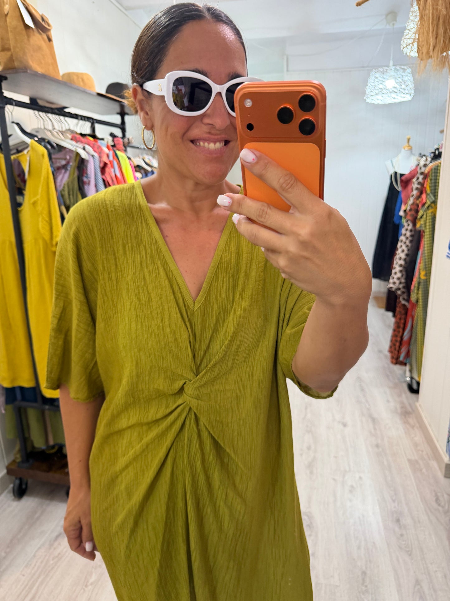 Kaftan Nudo pistacho