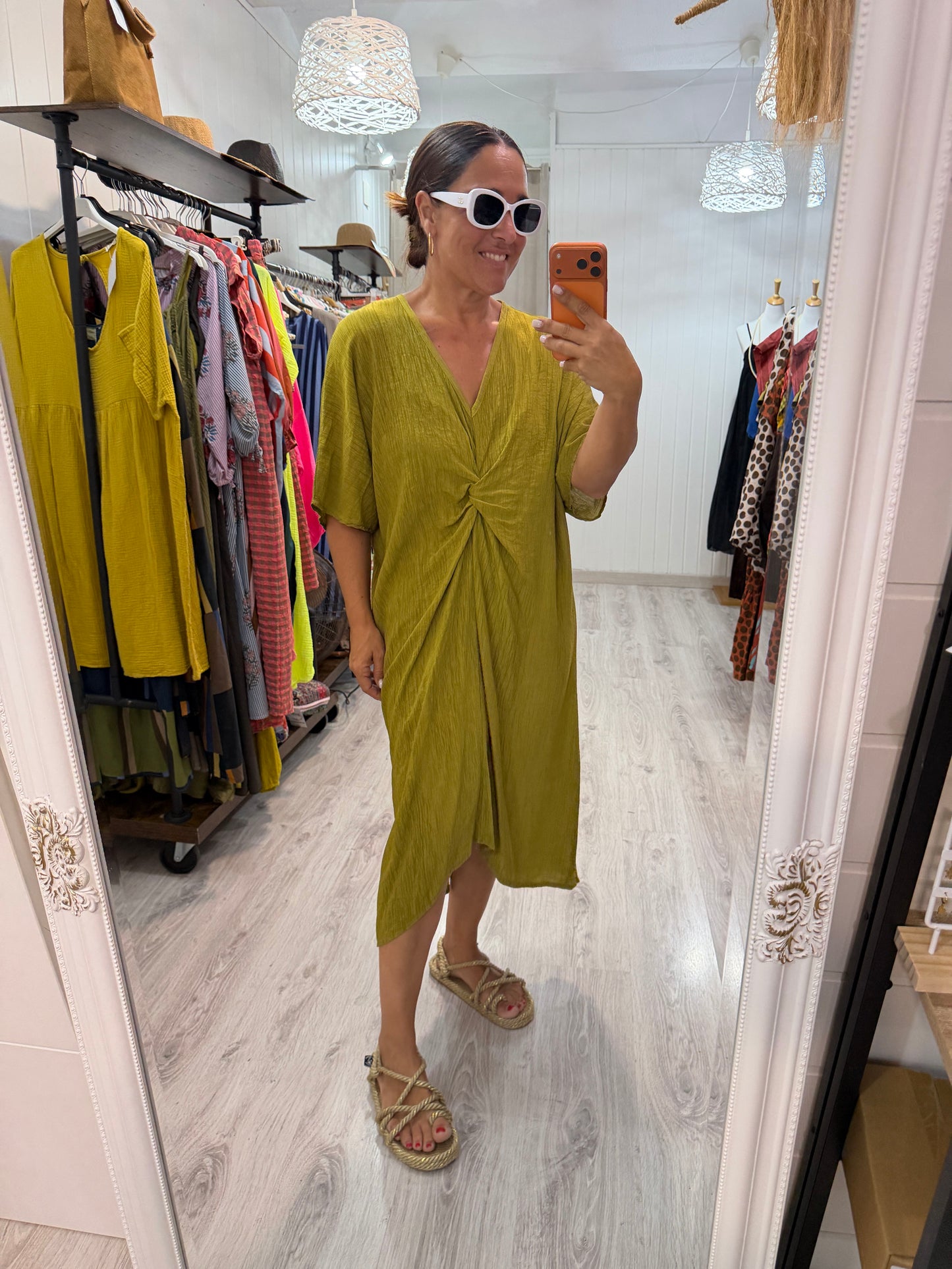 Kaftan Nudo pistacho