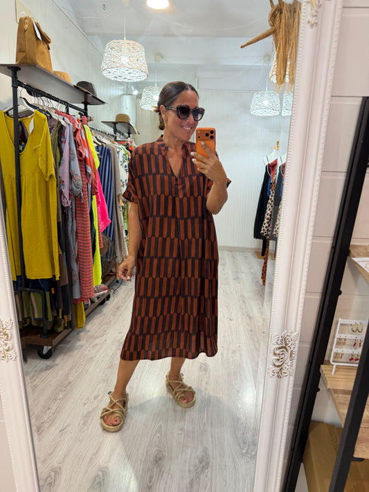 Kaftan Telma caldera y chocolate