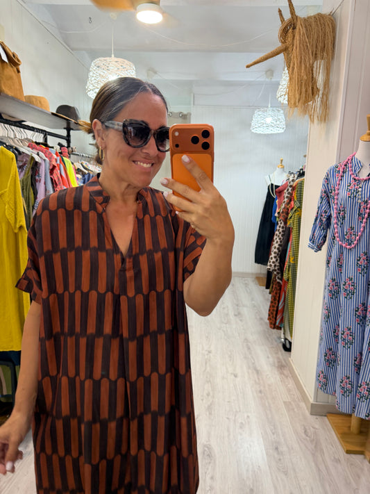 Kaftan Telma caldera y chocolate