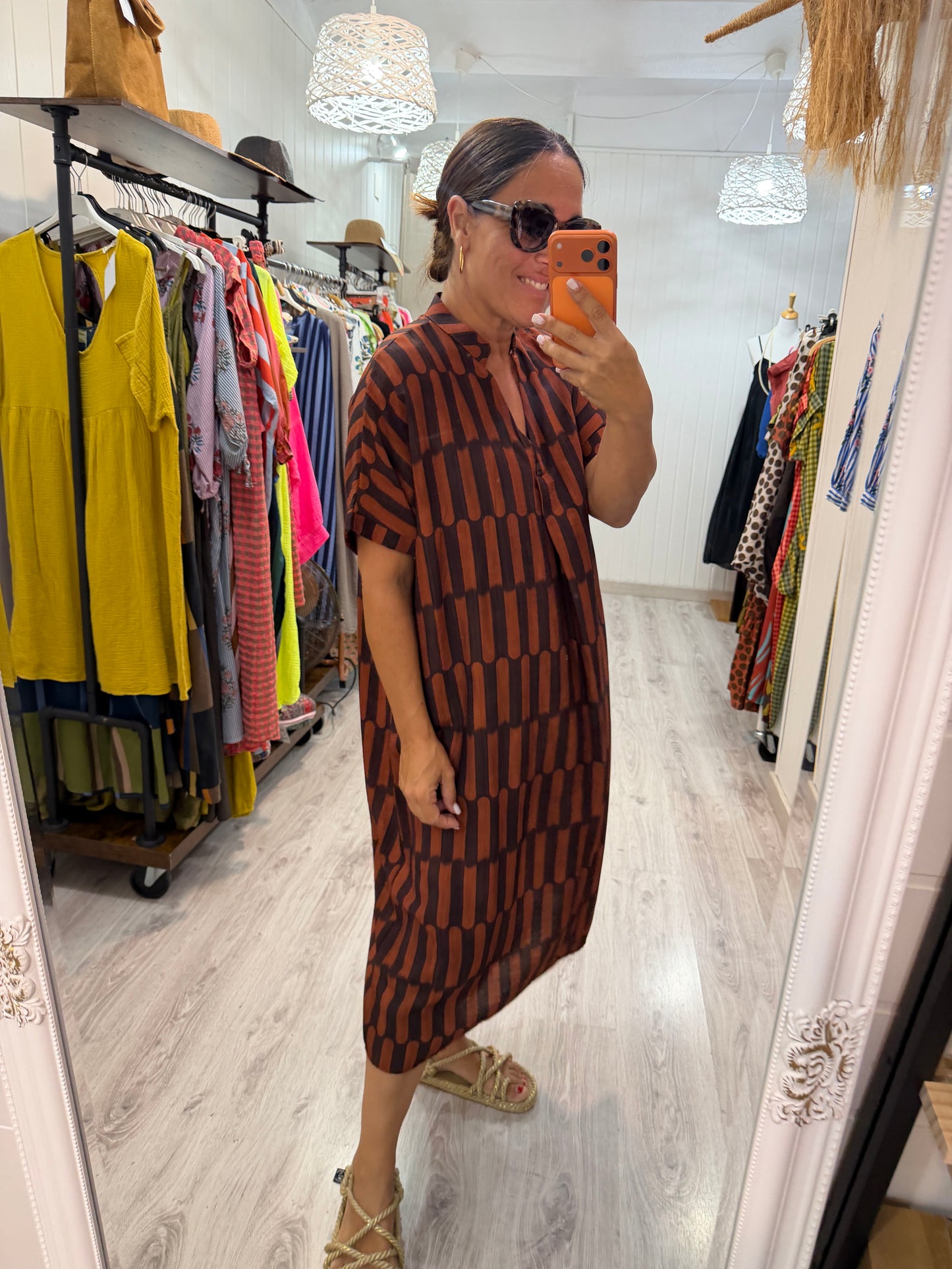Kaftan Telma caldera y chocolate
