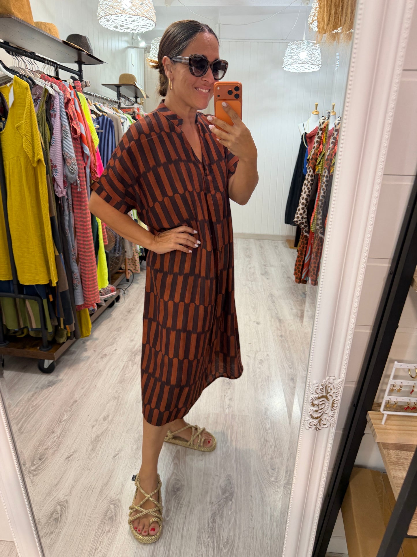 Kaftan Telma caldera y chocolate