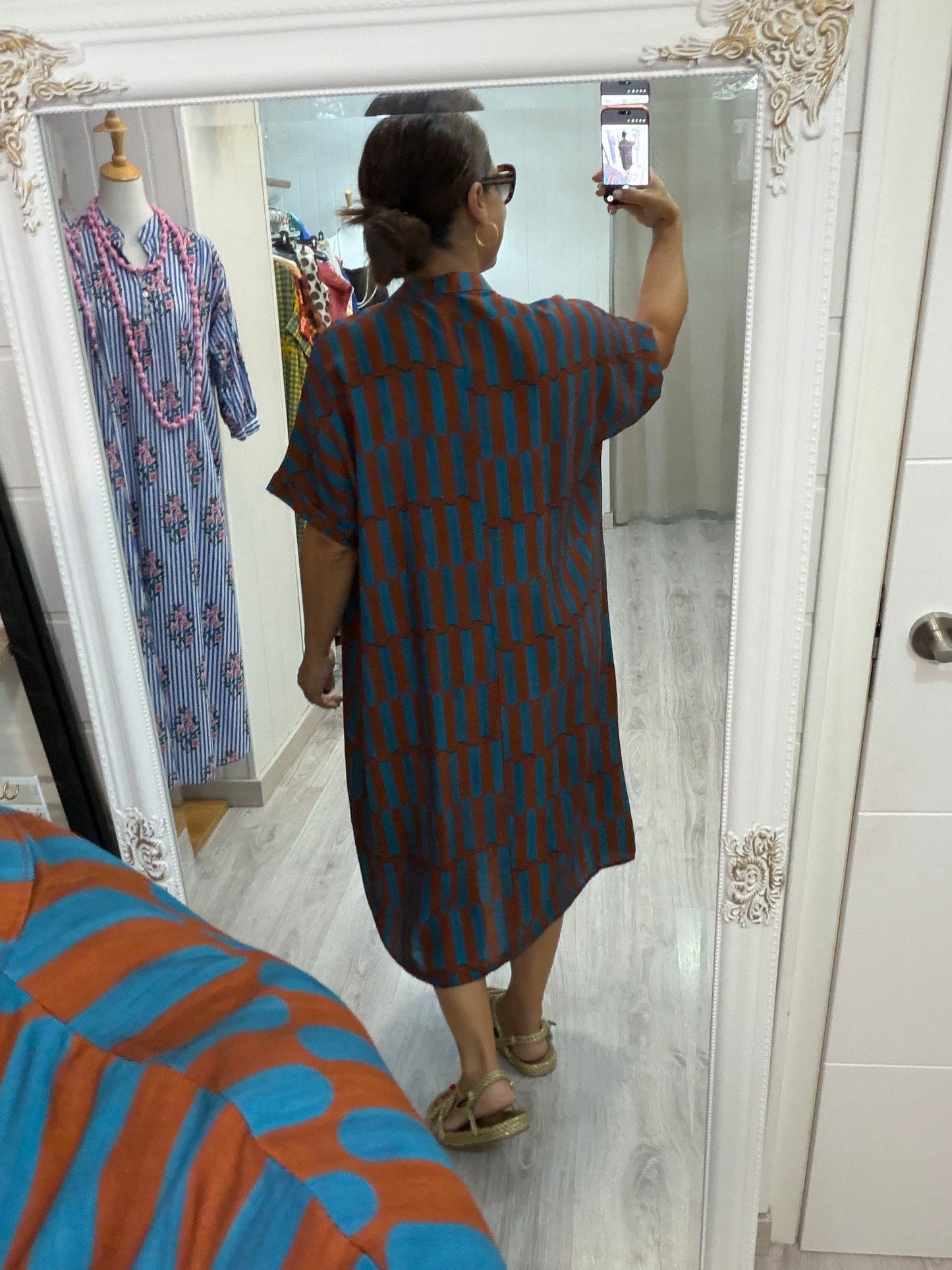 Kaftan Telma caldera y azul