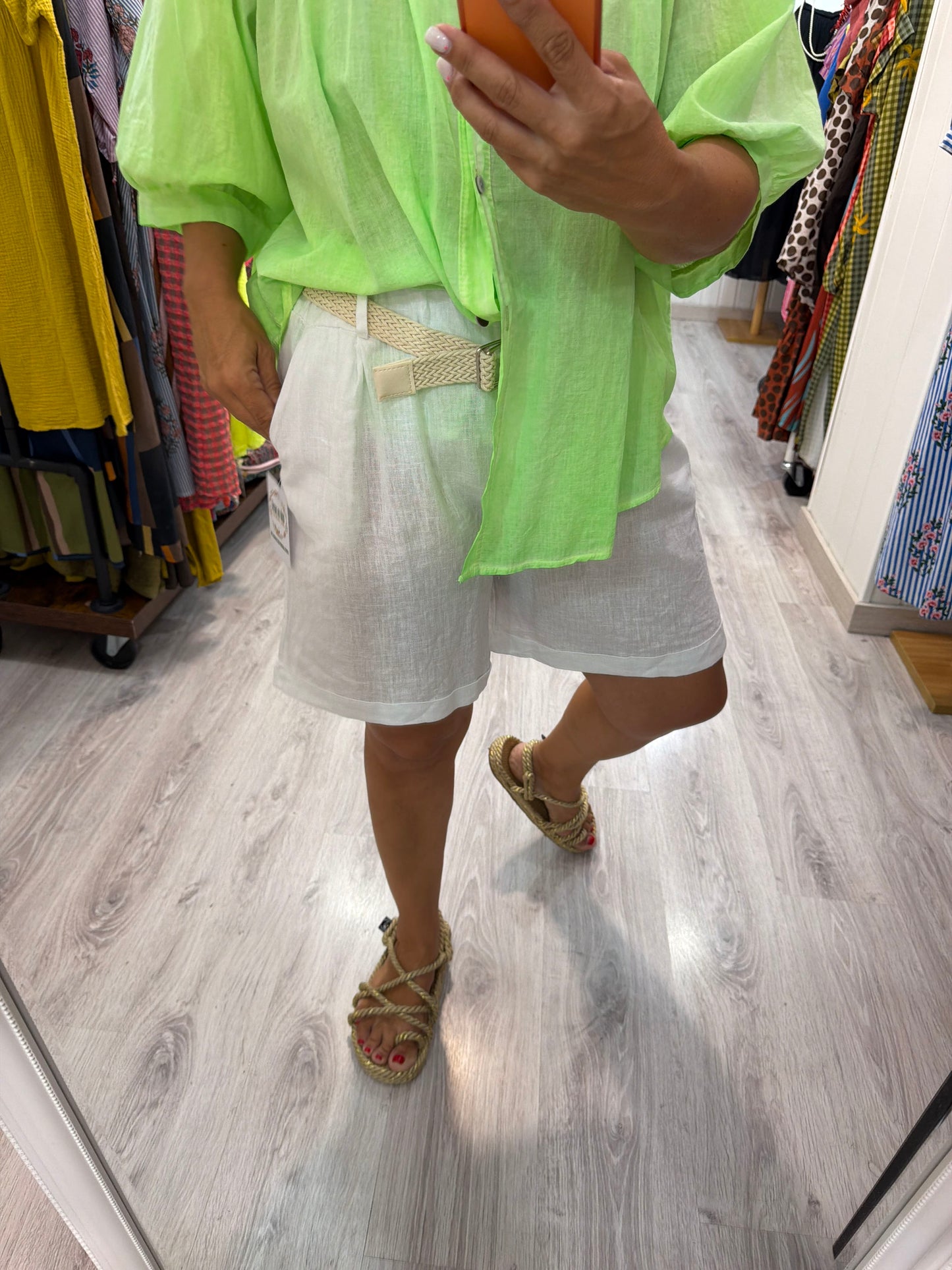 Blusa fluor verde