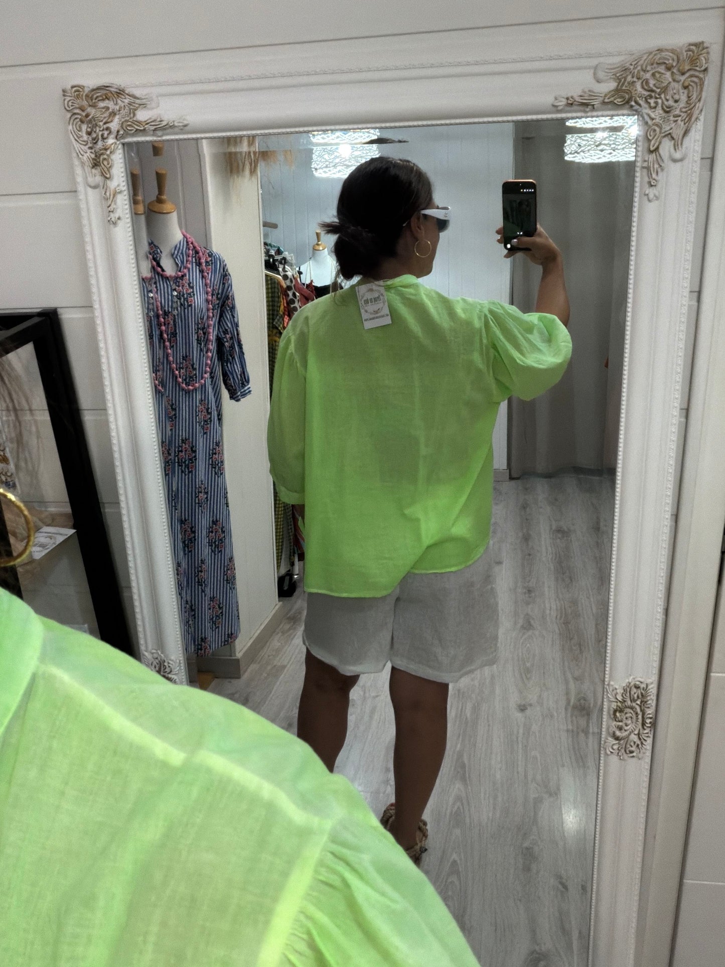Blusa fluor verde