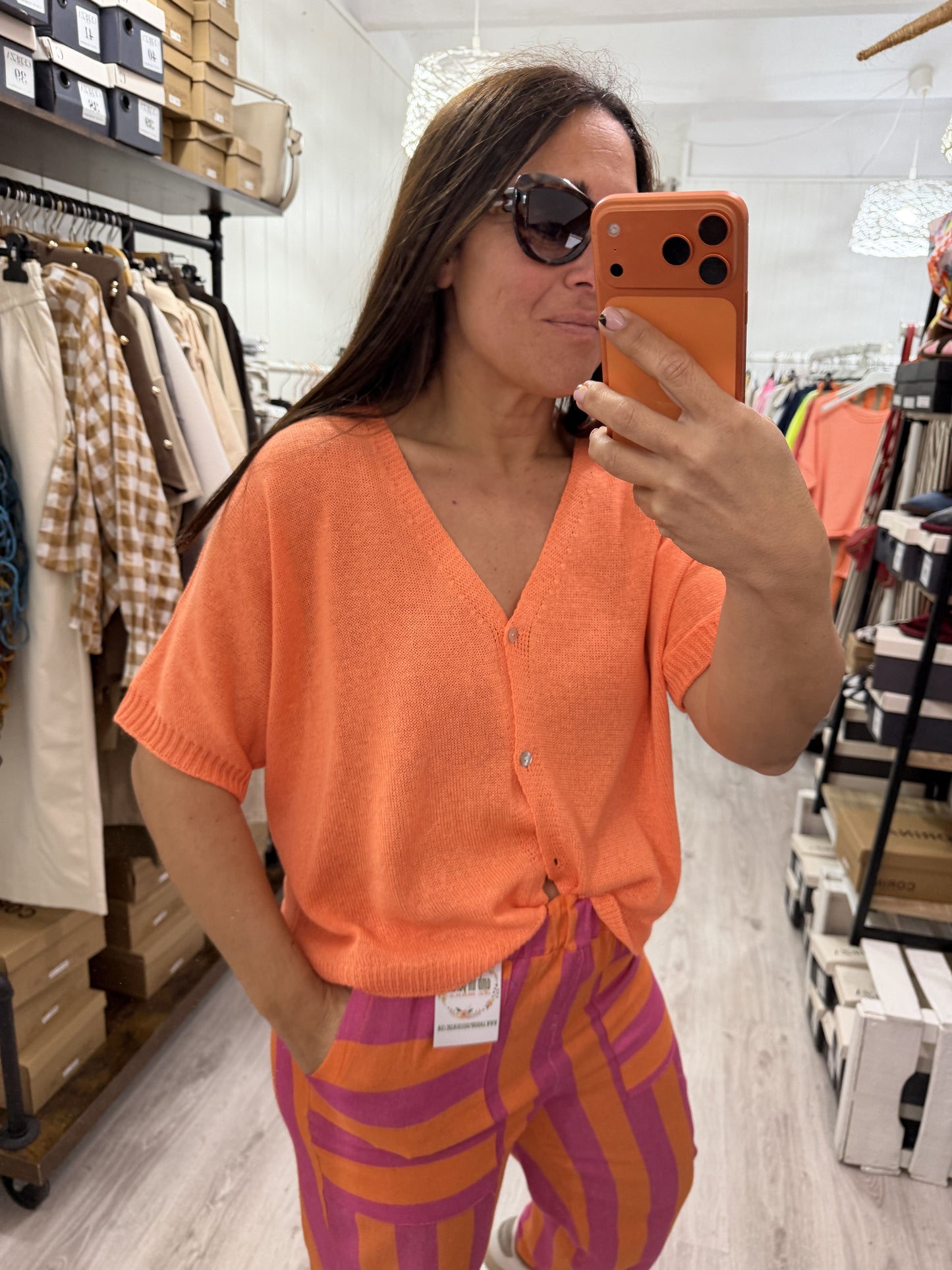 Chaqueta Elsa naranja