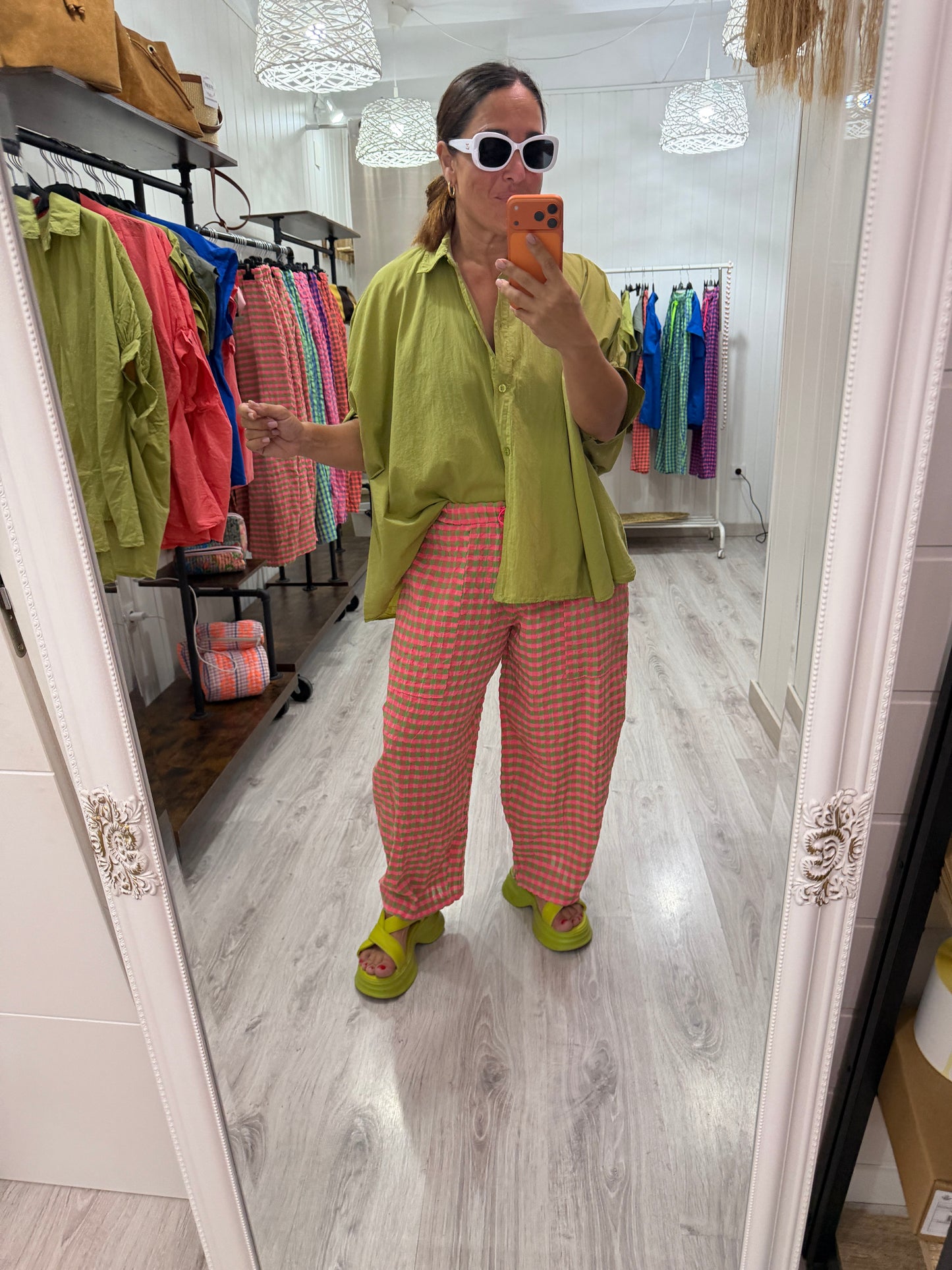 Blusón Oversize pistacho