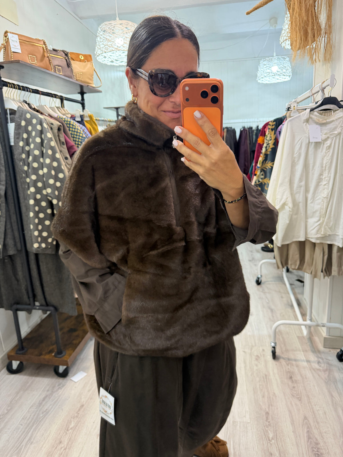 Poncho Reversible Pelo y Anorak