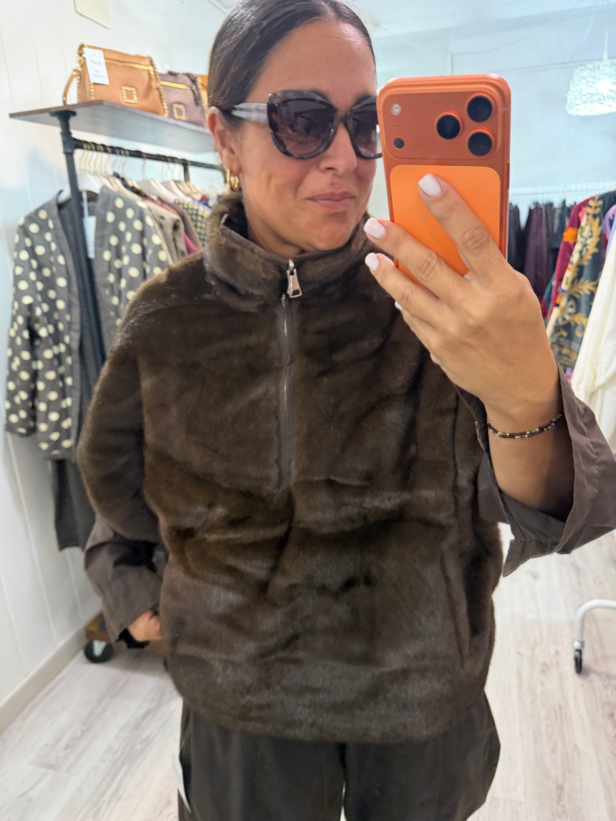 Poncho Reversible Pelo y Anorak
