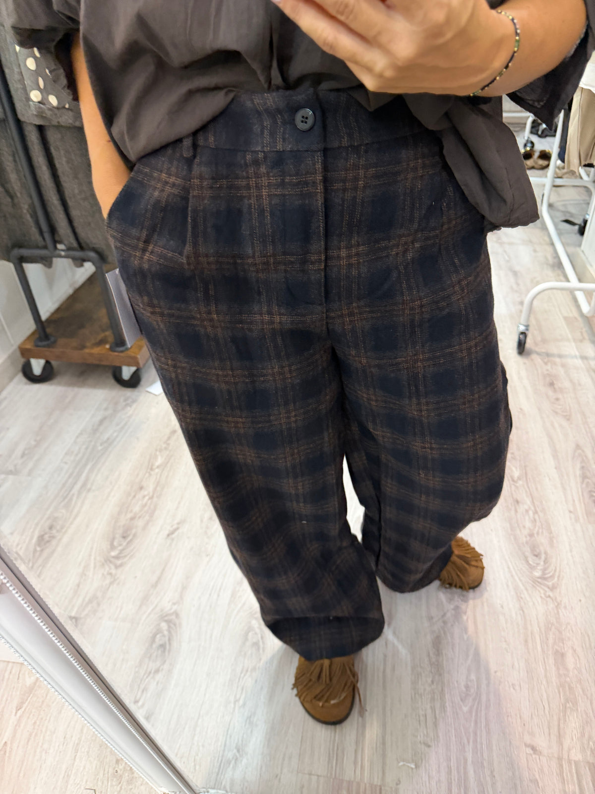 Pantalón British Lana marino