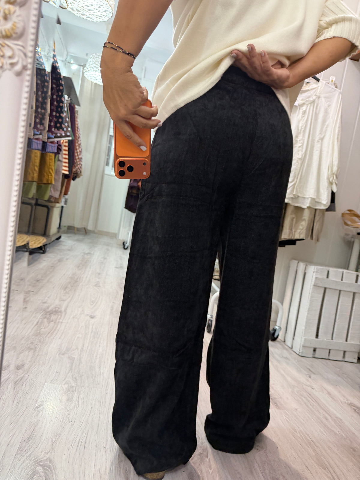 Pantalón Velvet negro