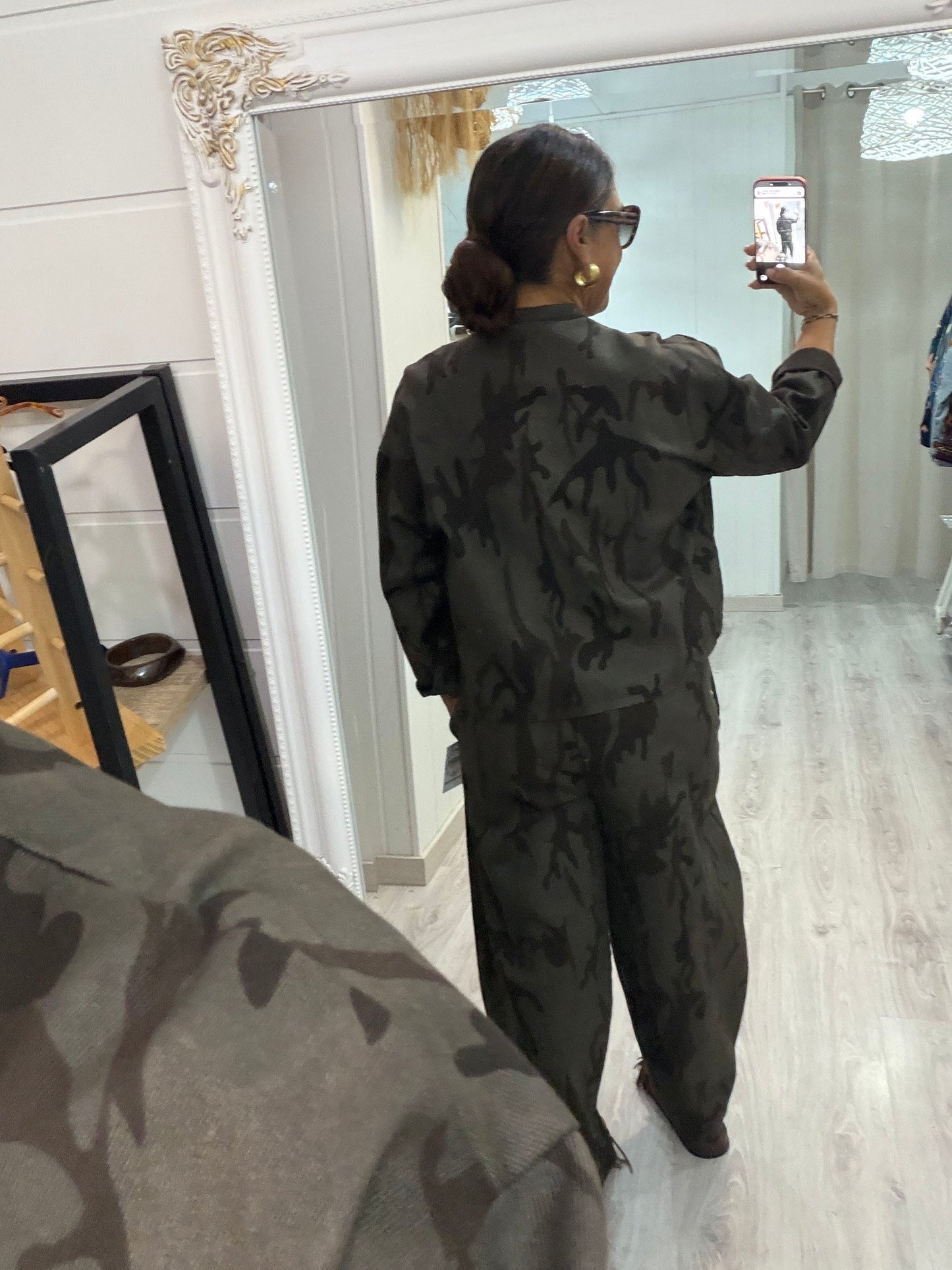 Chaqueta Camuflaje jeans chocolate