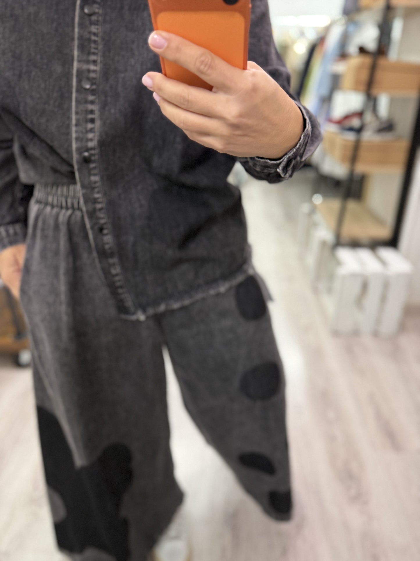 Camisa Topo Jeans negro
