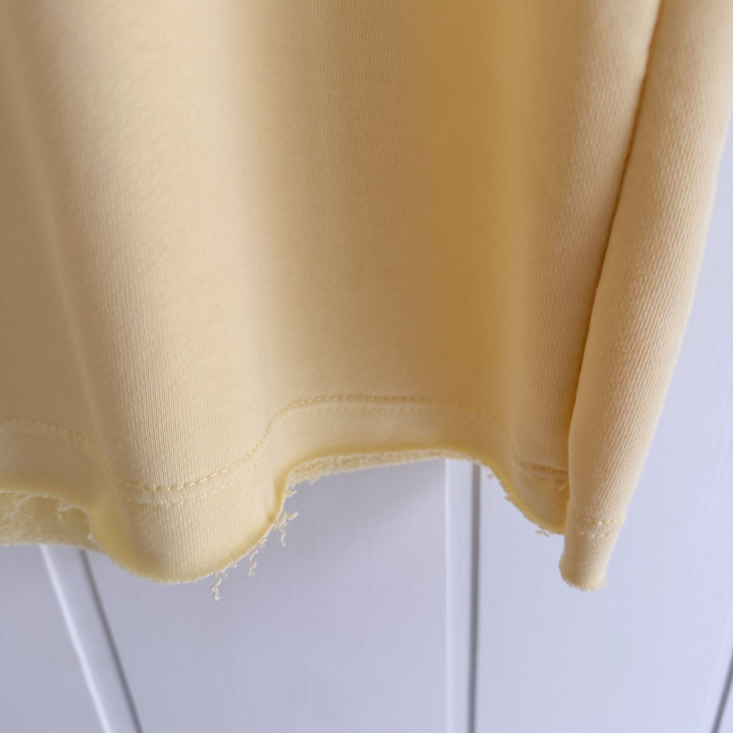 Sudadera Ciao manga corta amarillo y blanco