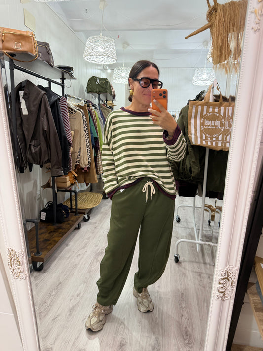 Pantalón Jogger Sophie kaki