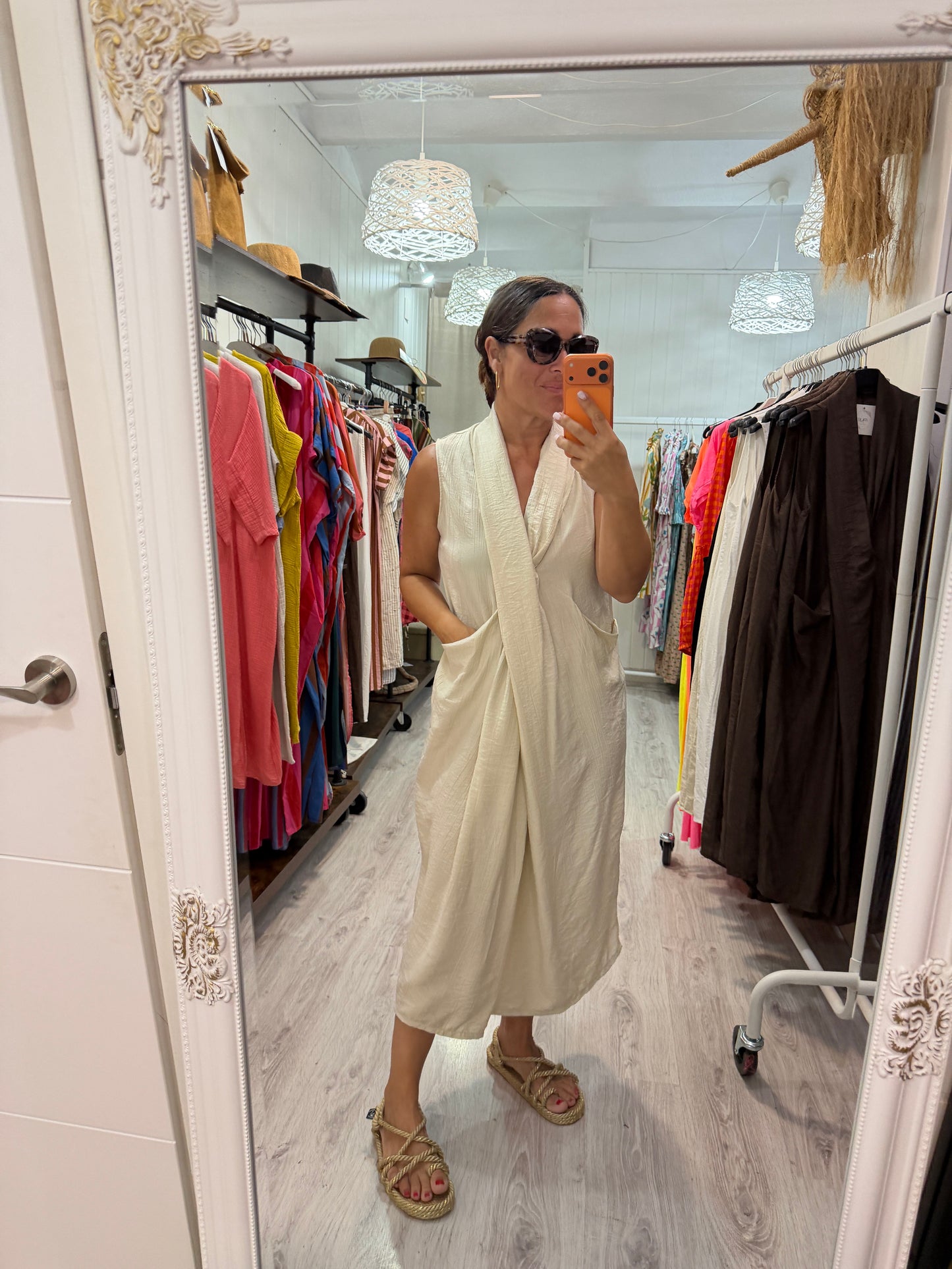 Vestido Nus beige