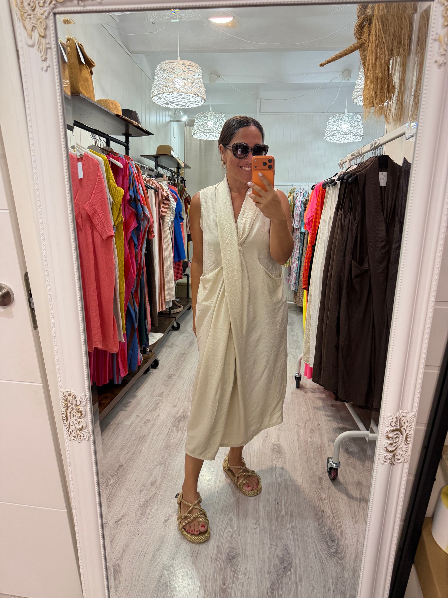 Vestido Nus beige