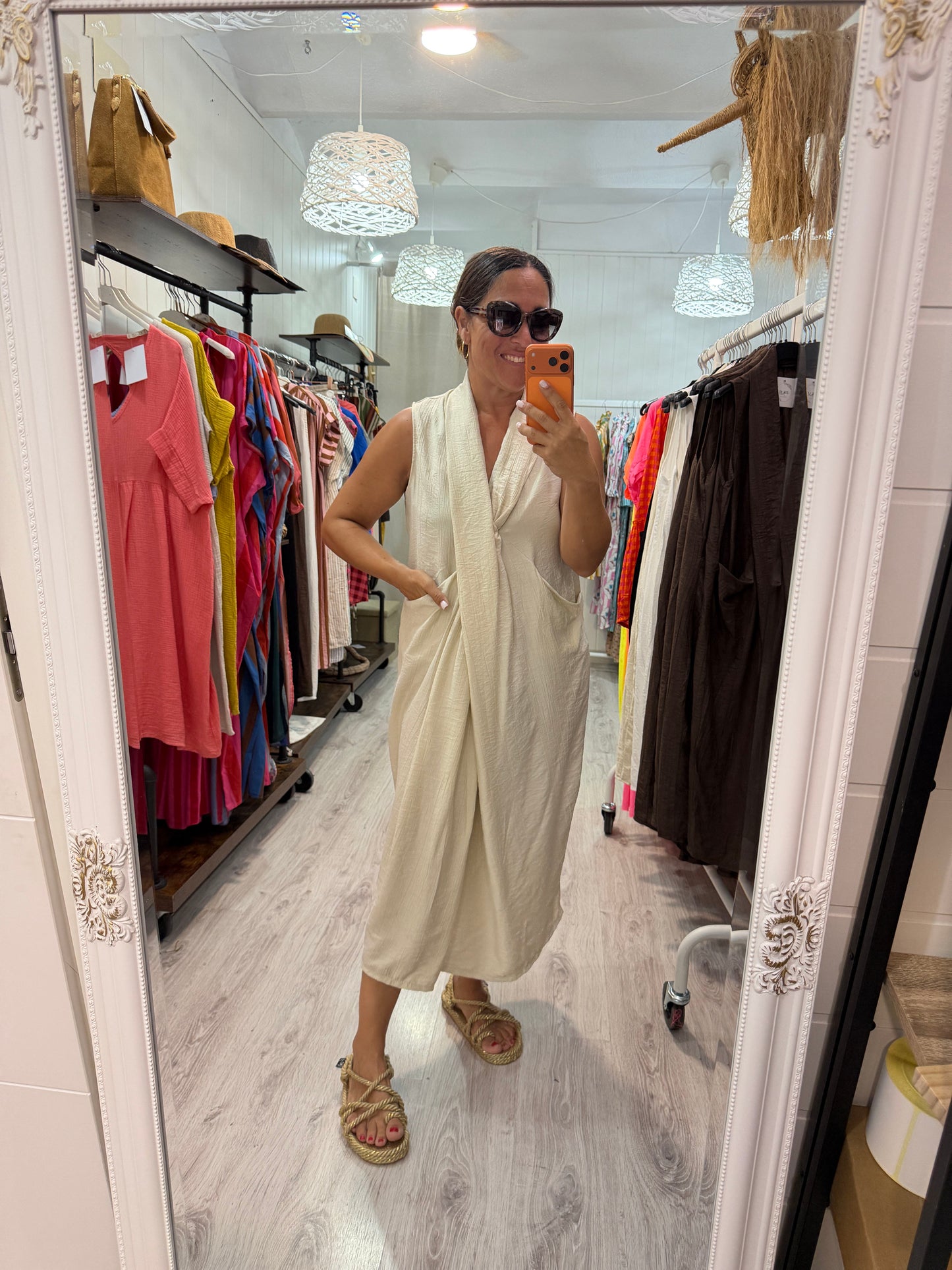 Vestido Nus beige