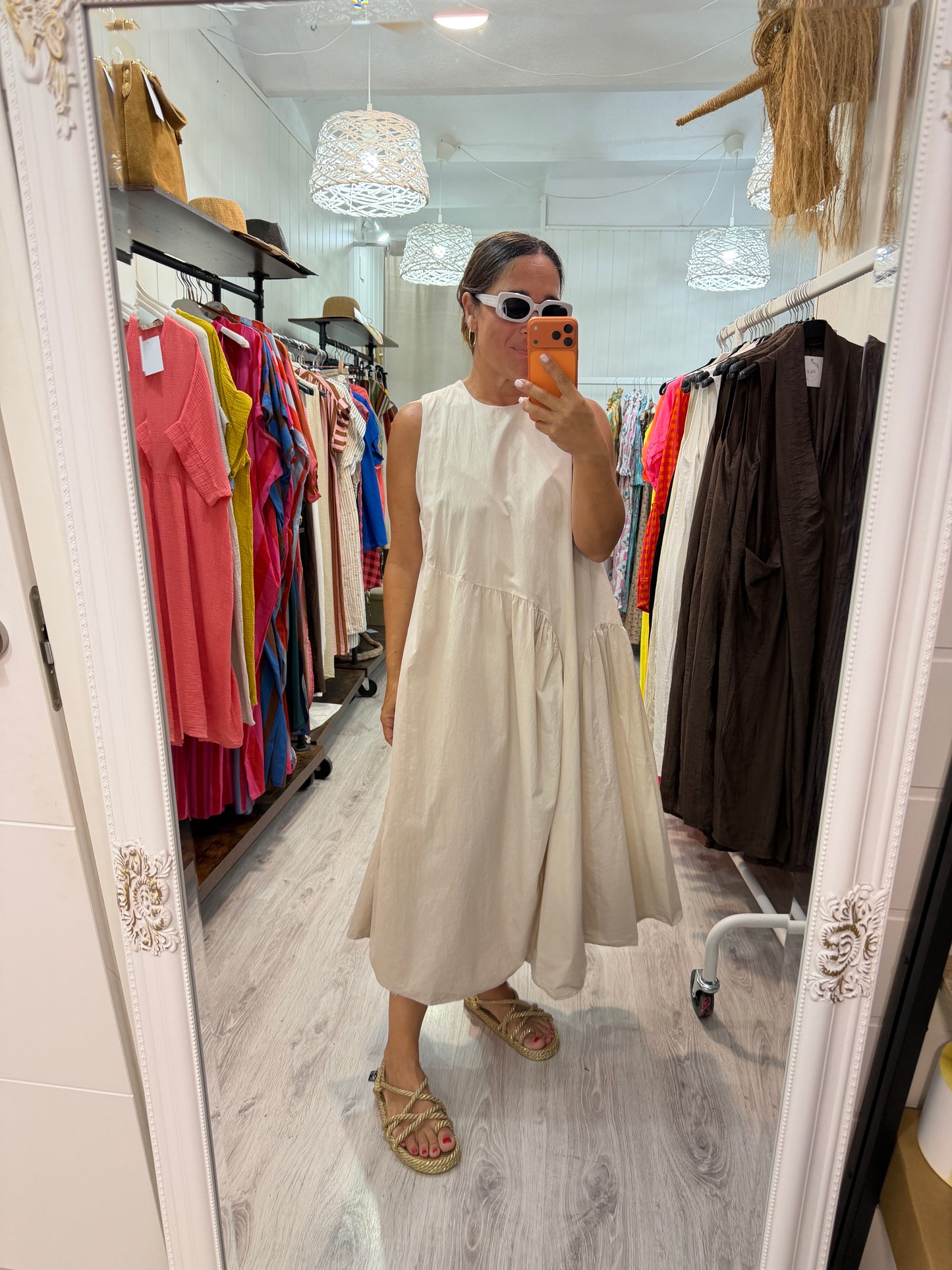 Vestido Wendy beige