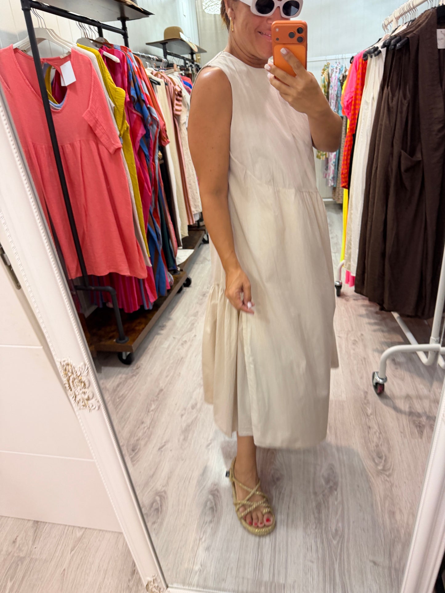 Vestido Wendy beige