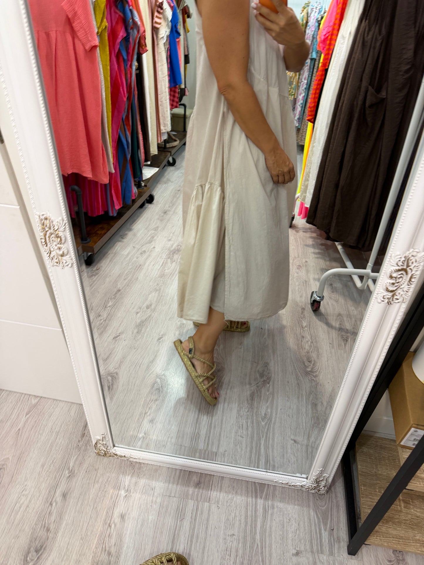 Vestido Wendy beige
