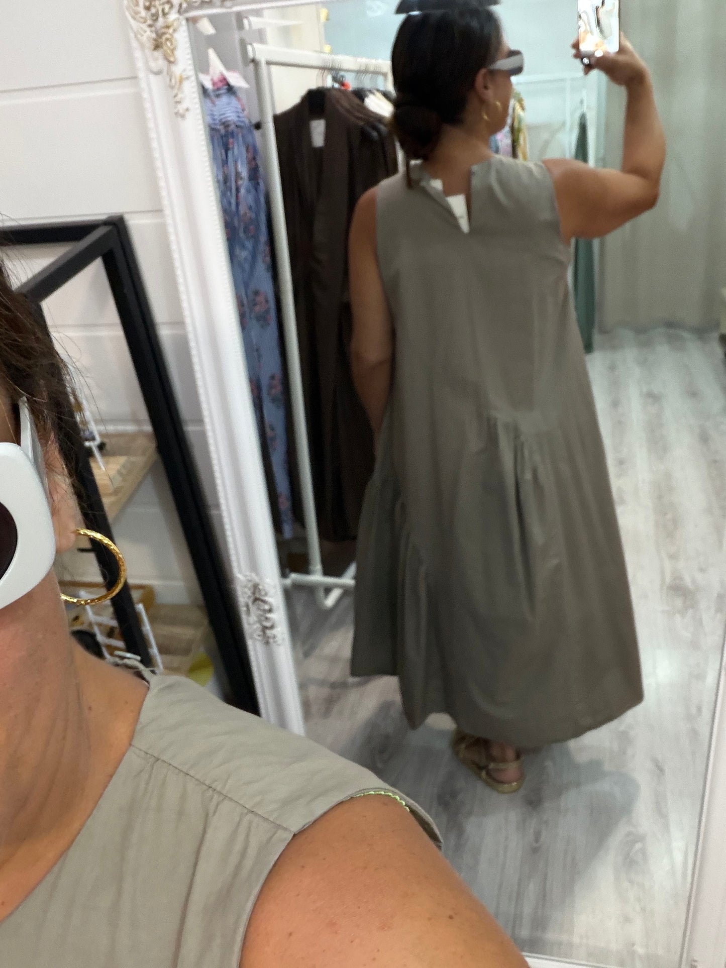 Vestido Wendy taupe