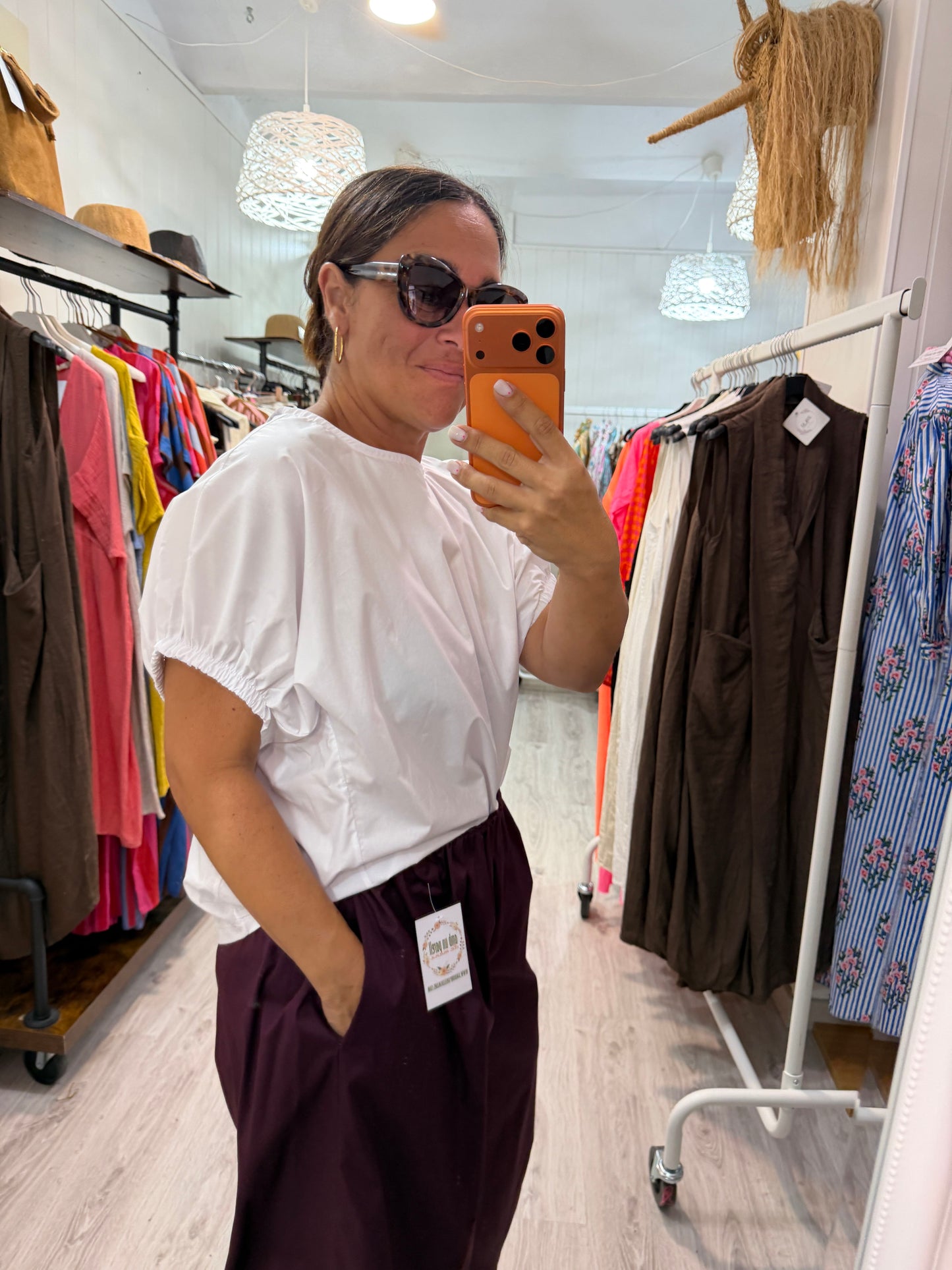 Blusa Safari blanco