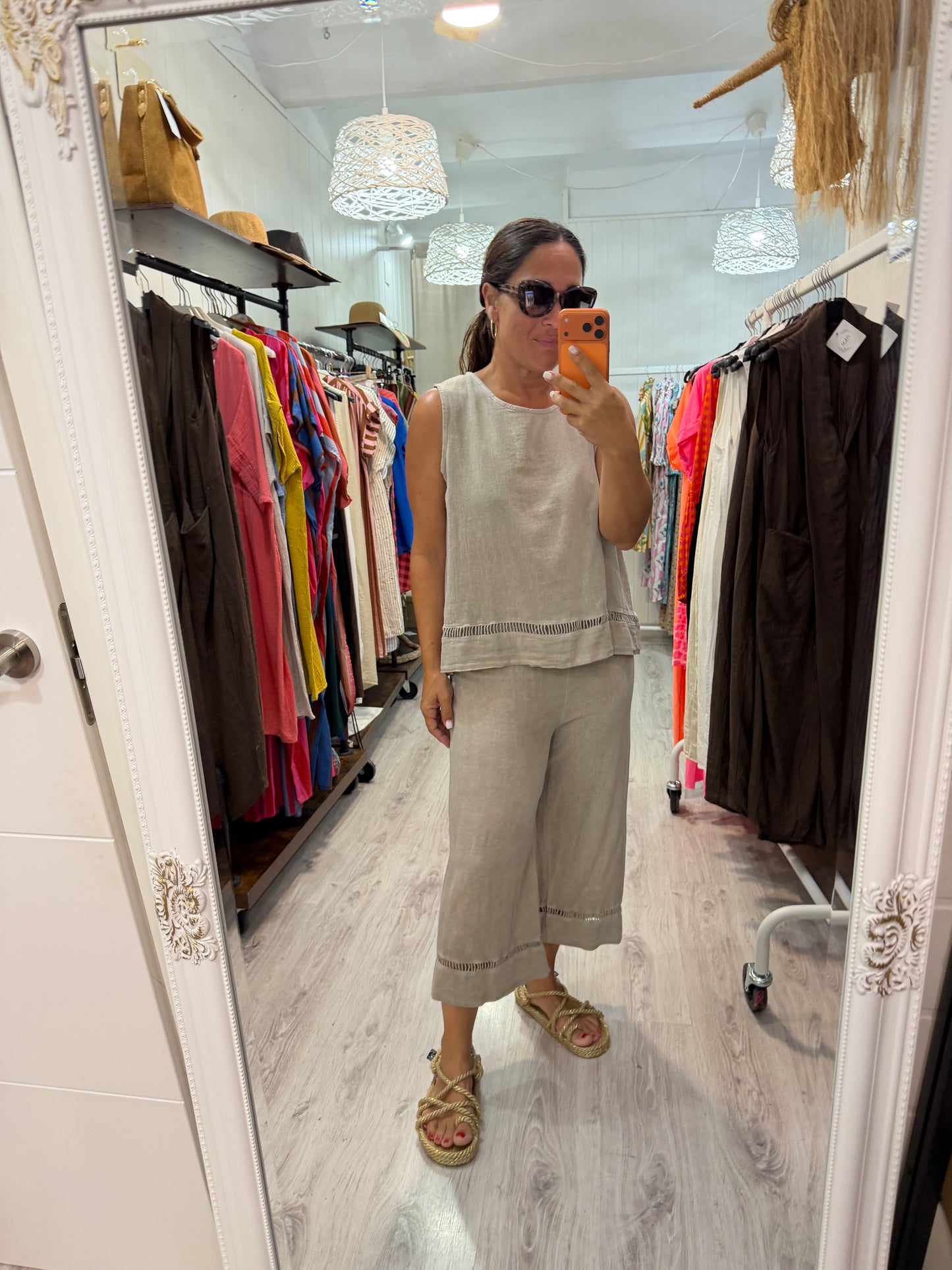 Conjunto Lina taupe