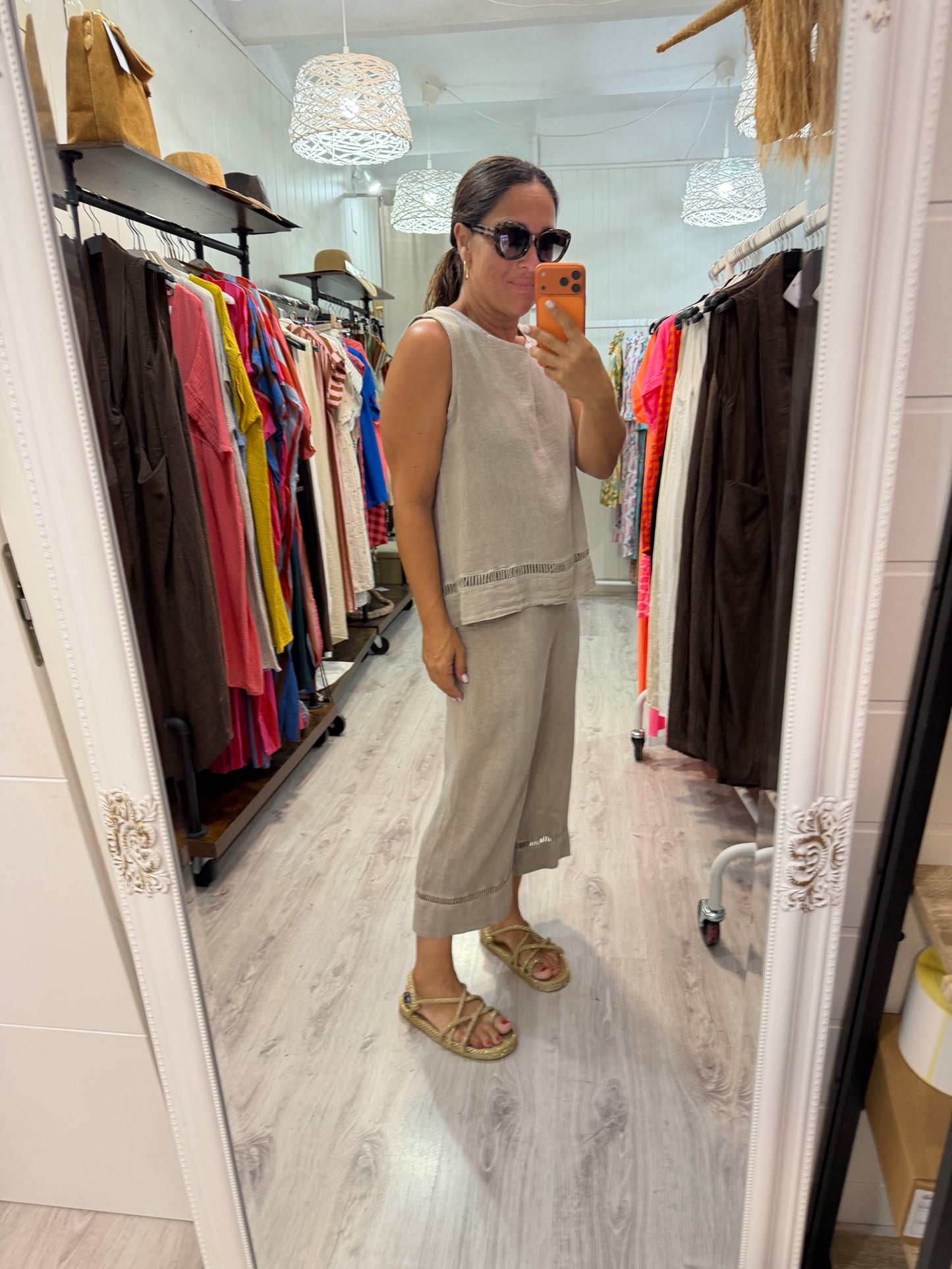 Conjunto Lina taupe