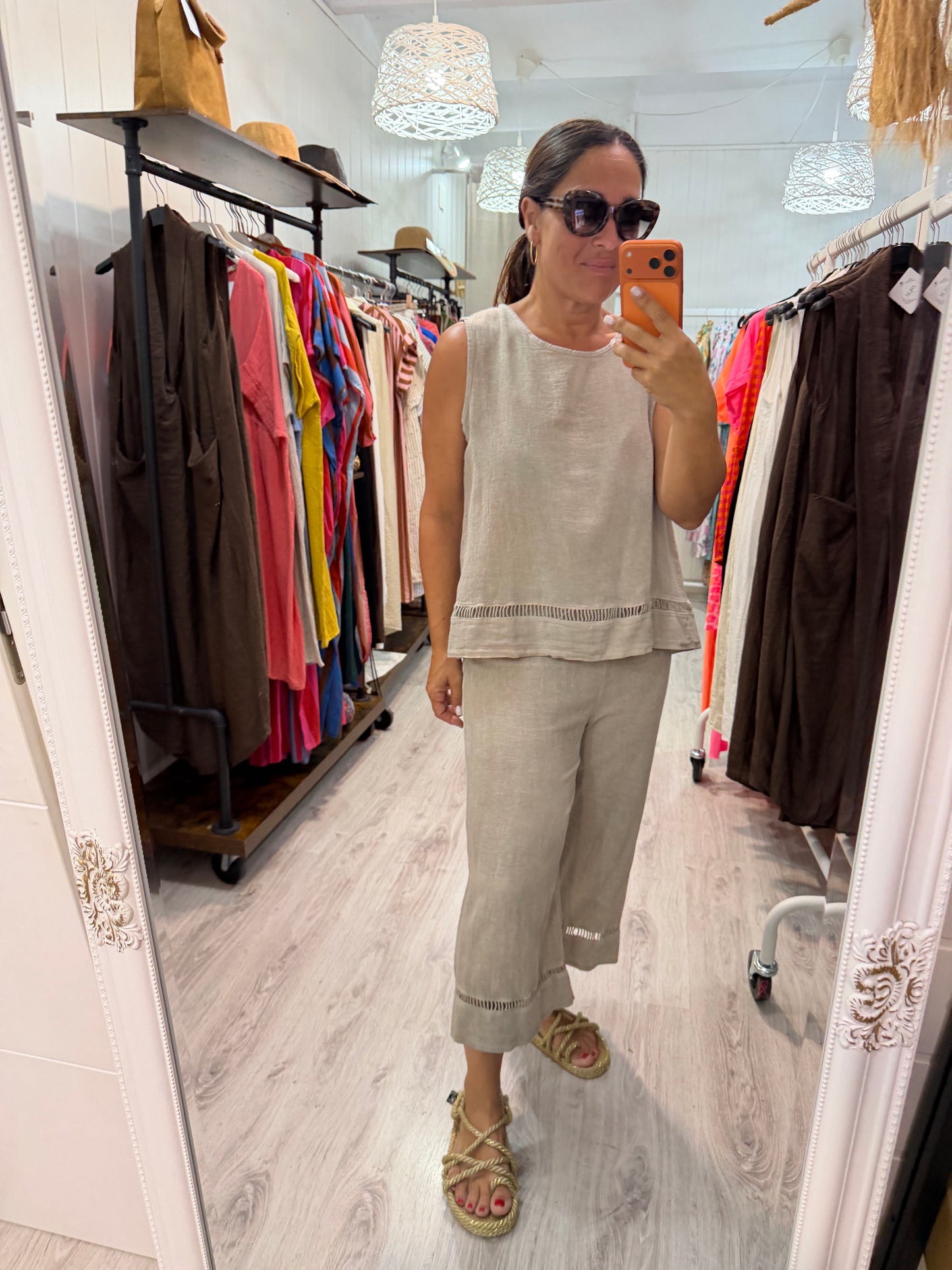 Conjunto Lina taupe