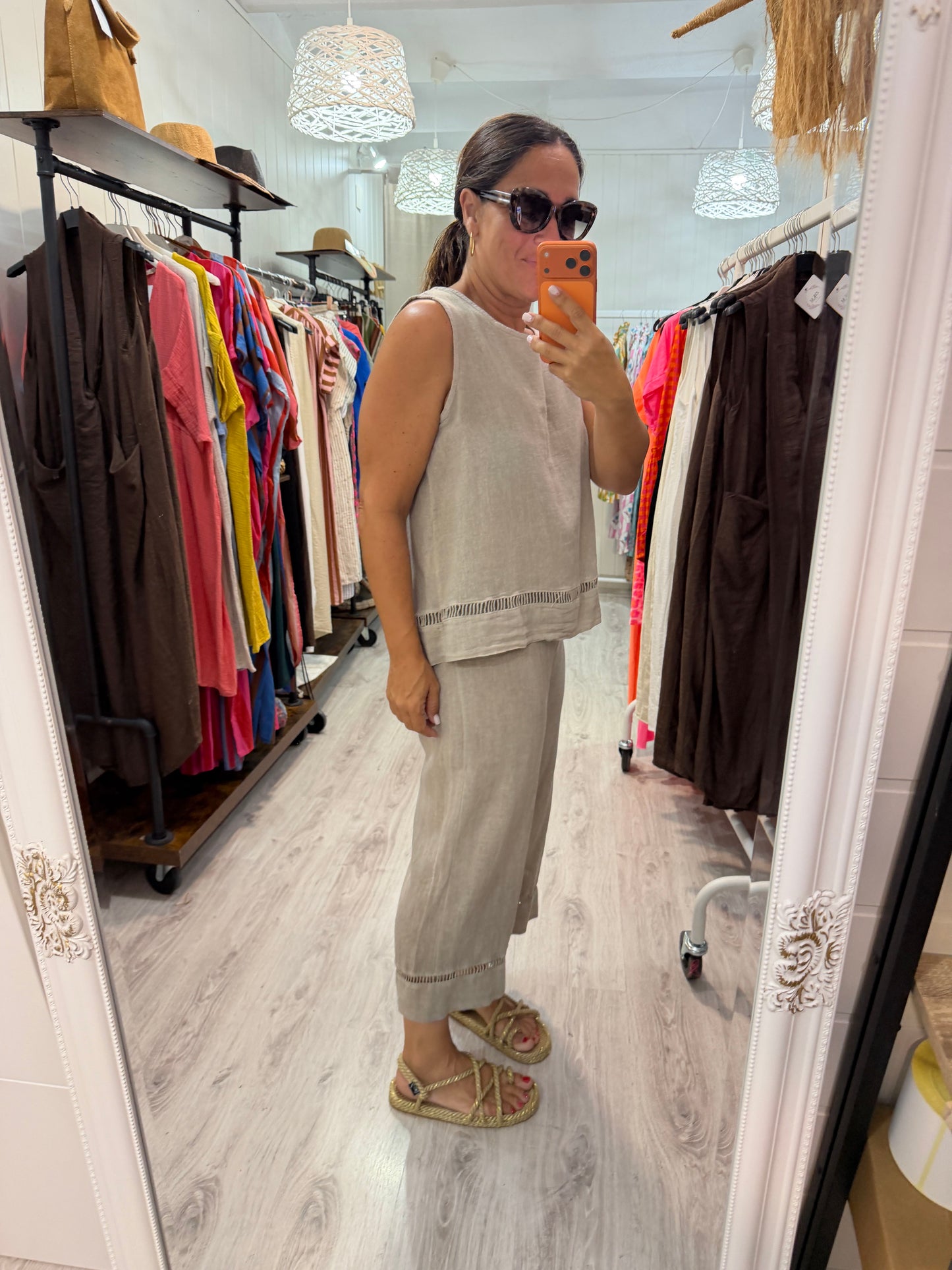 Conjunto Lina taupe