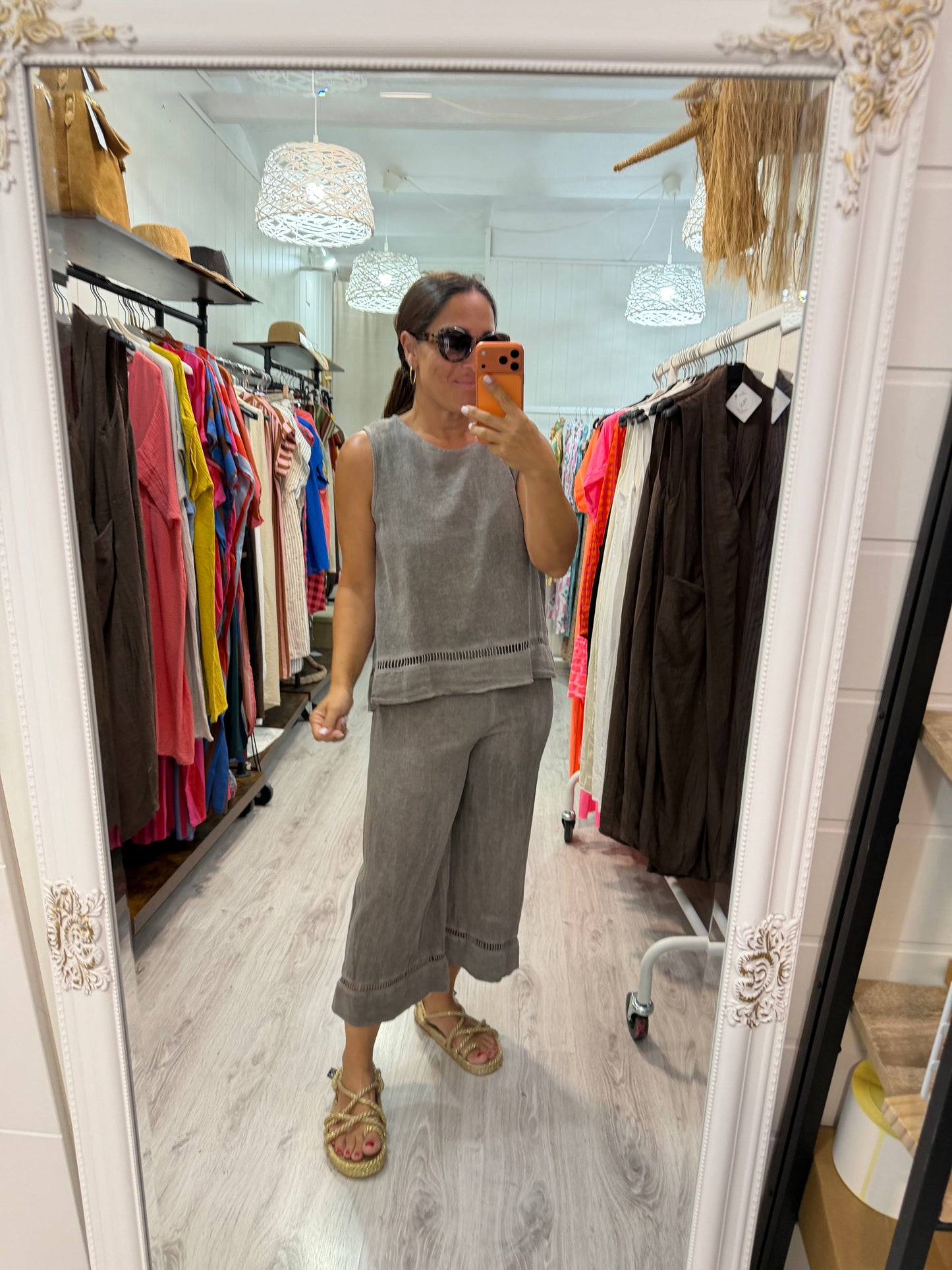 Conjunto Lina gris