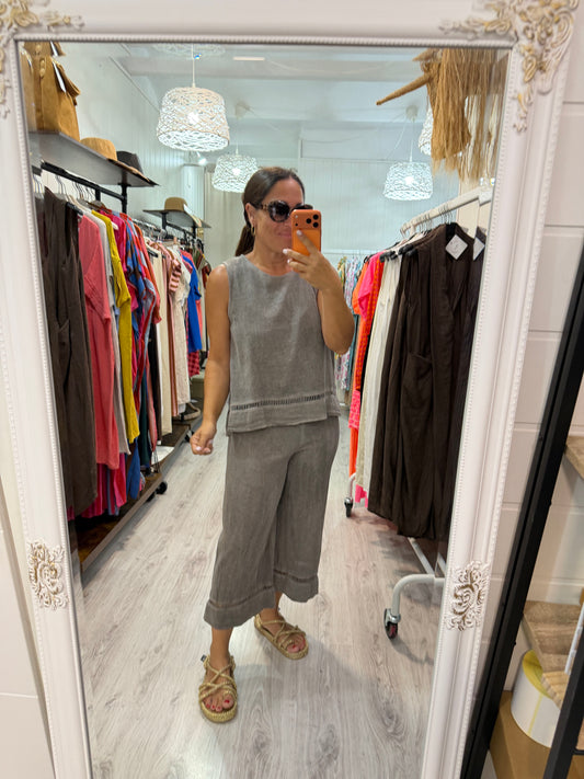 Conjunto Lina gris