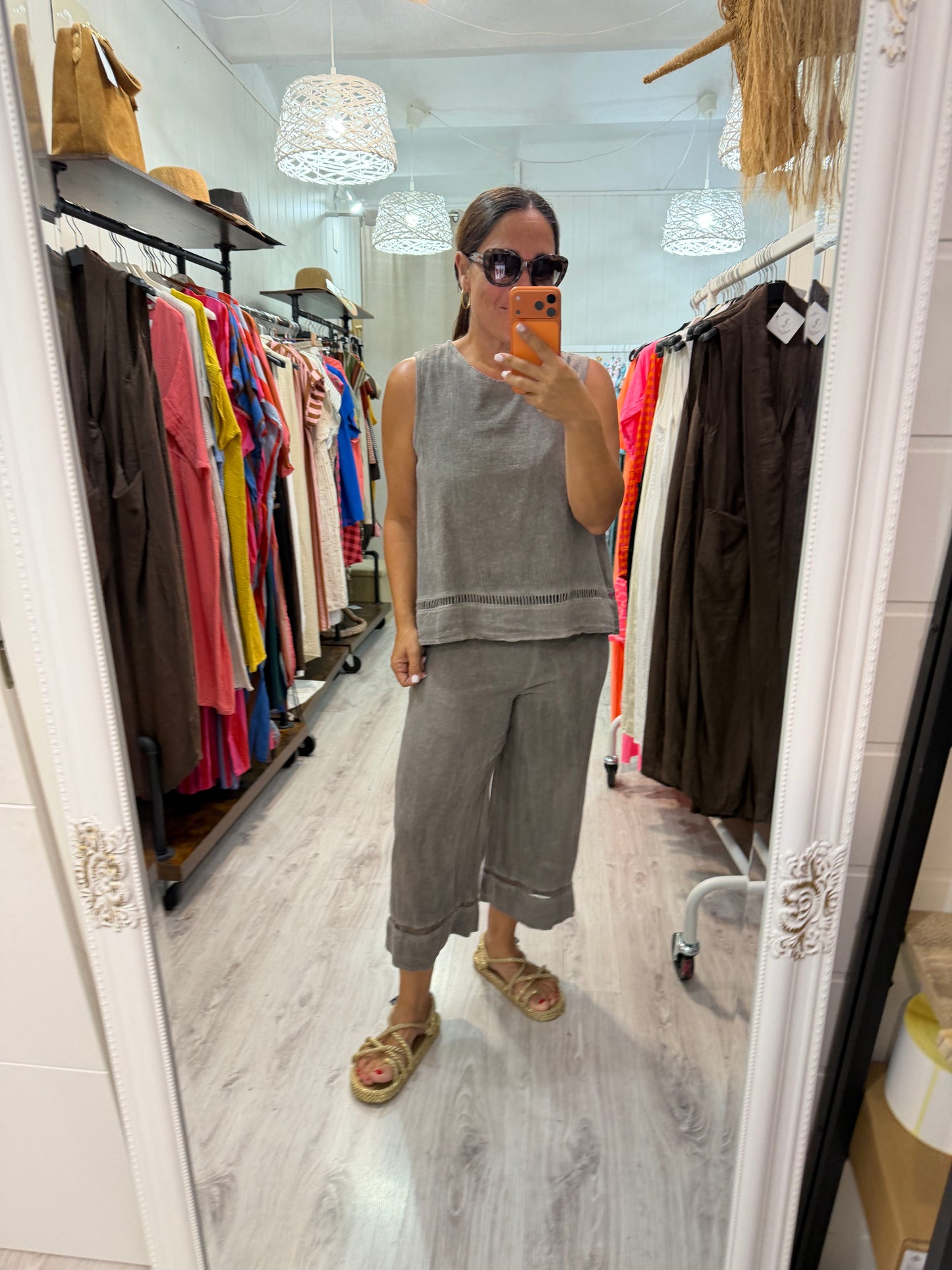 Conjunto Lina gris