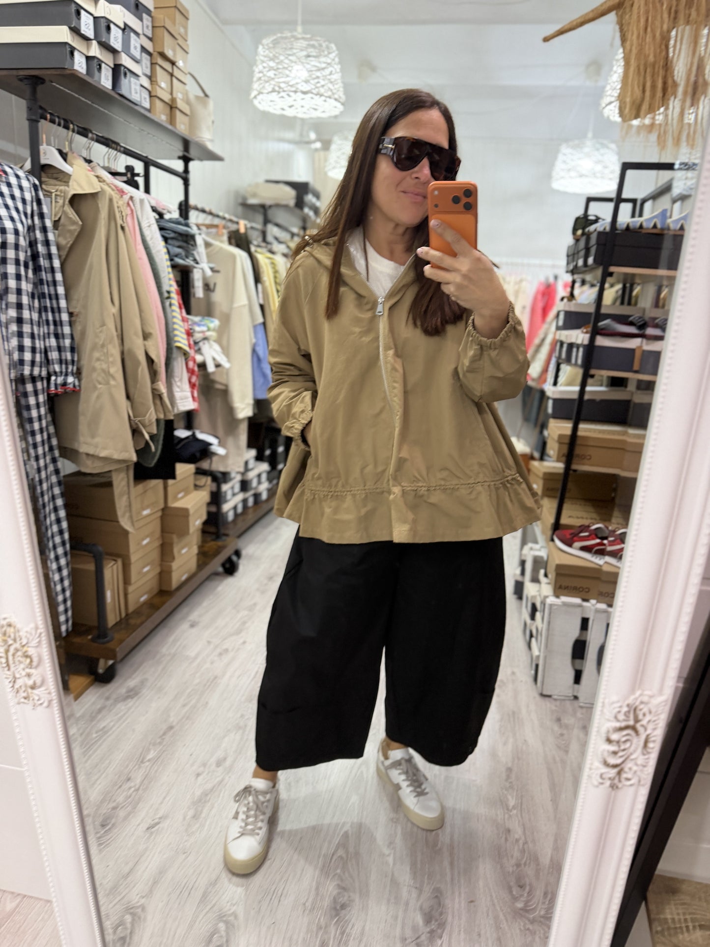 Gabardina Eider camel