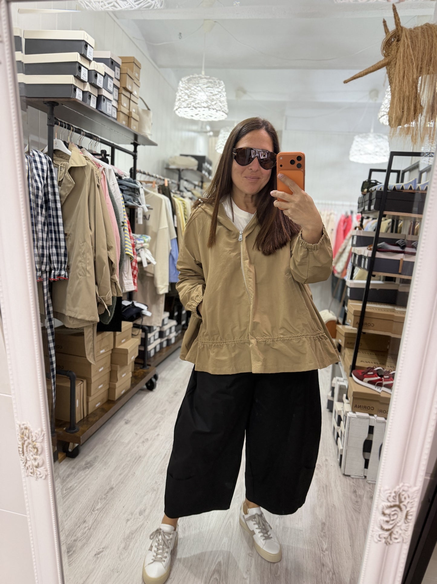 Gabardina Eider camel