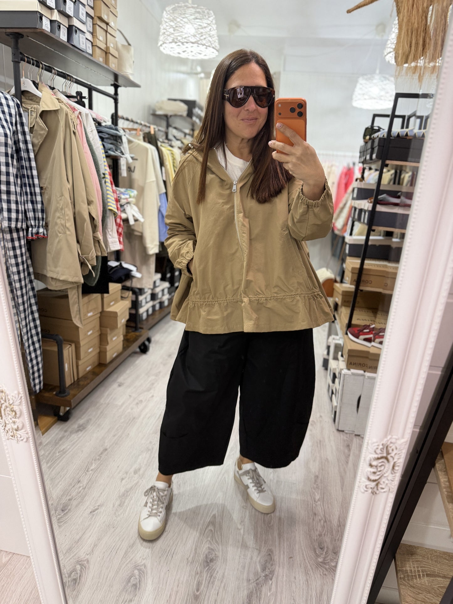 Gabardina Eider camel