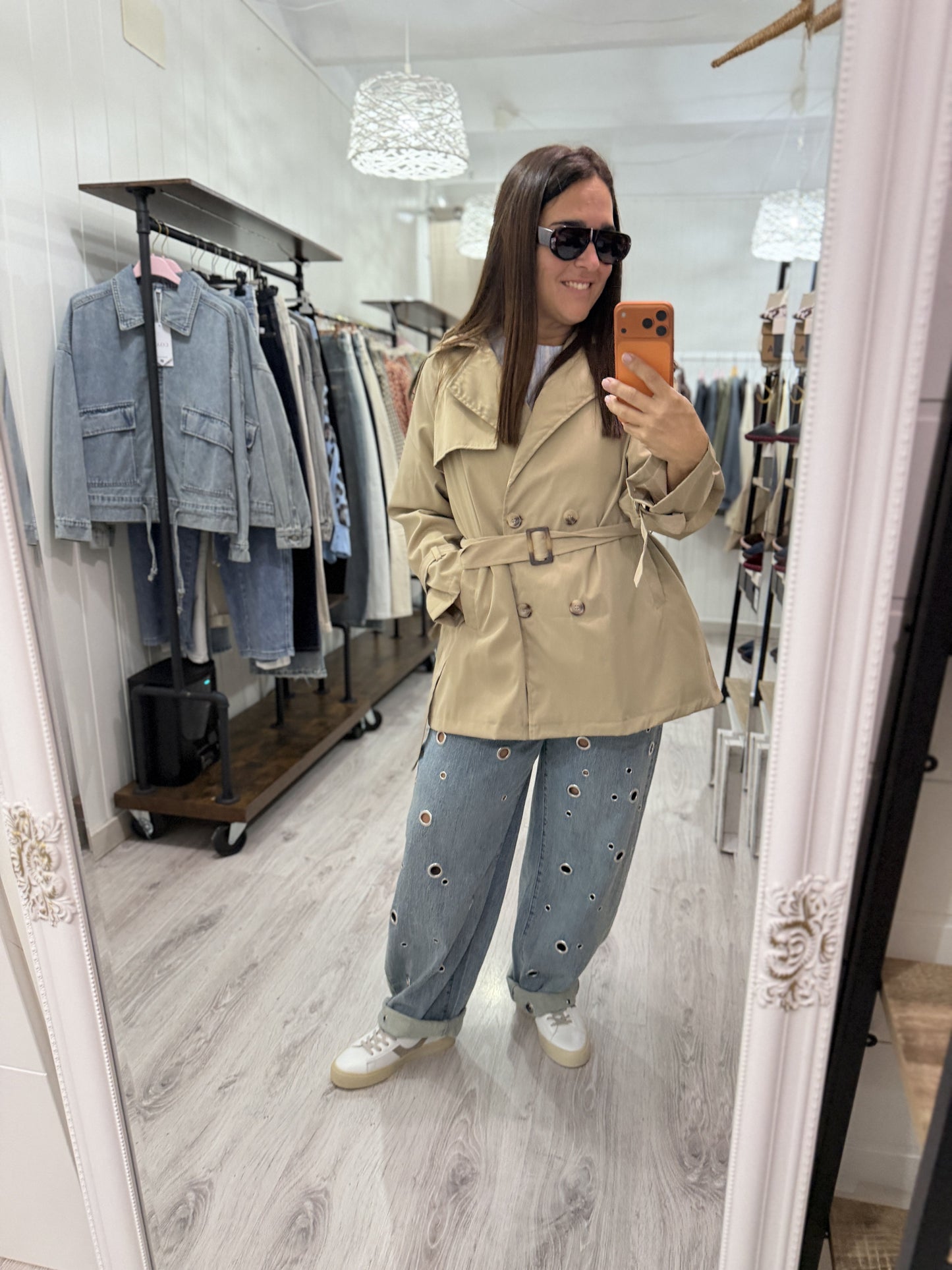 Pantalón Tachas Balloon Jeans