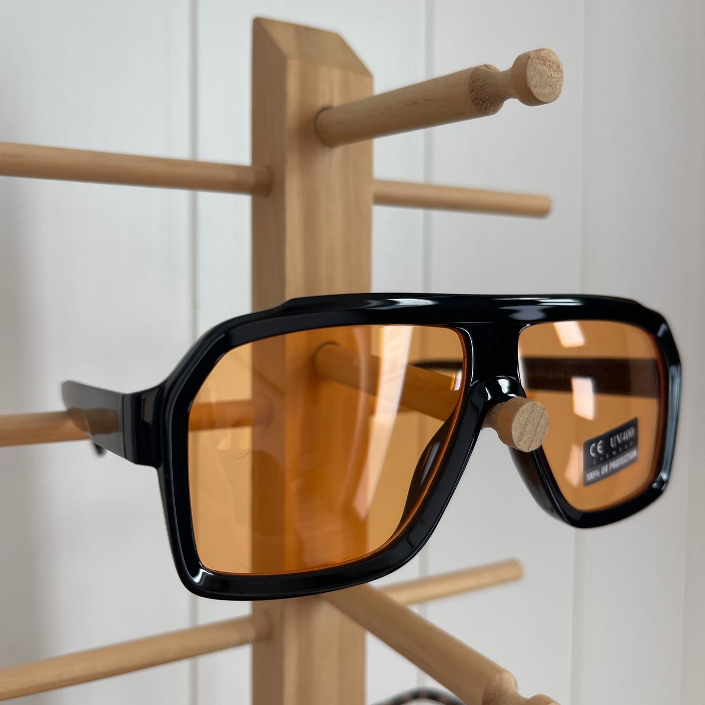 Gafas Irati negro cristal naranja
