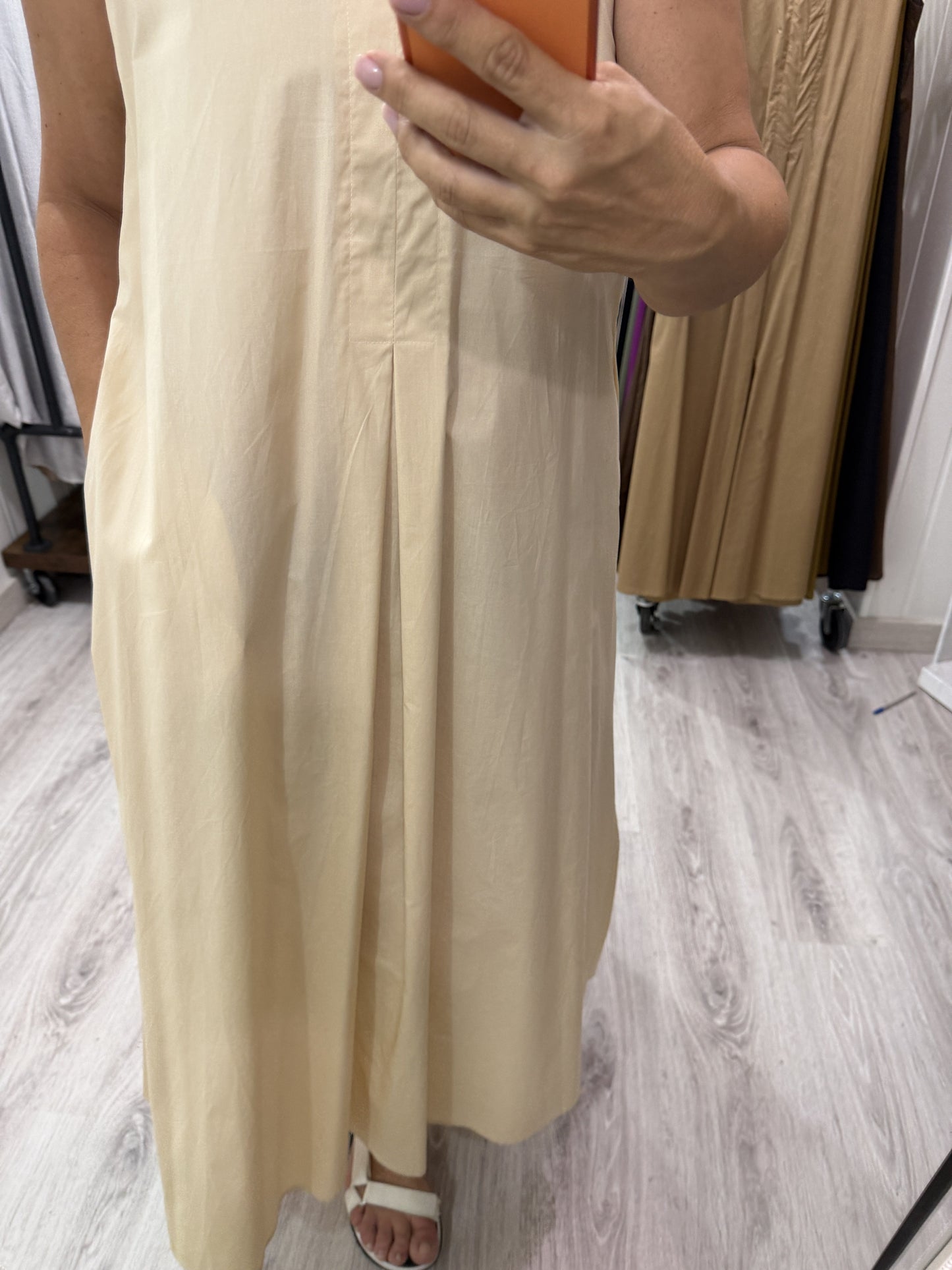 Vestido Greta crudo