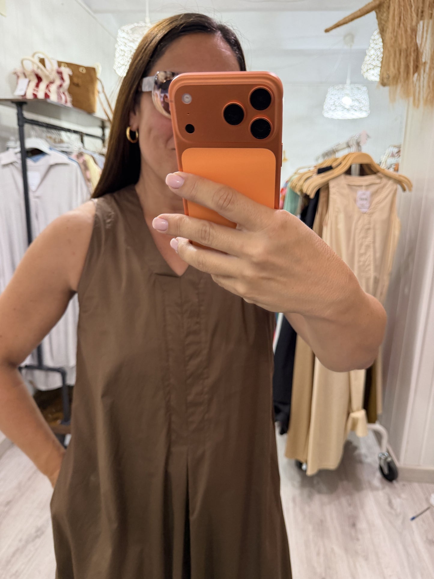 Vestido Greta chocolate