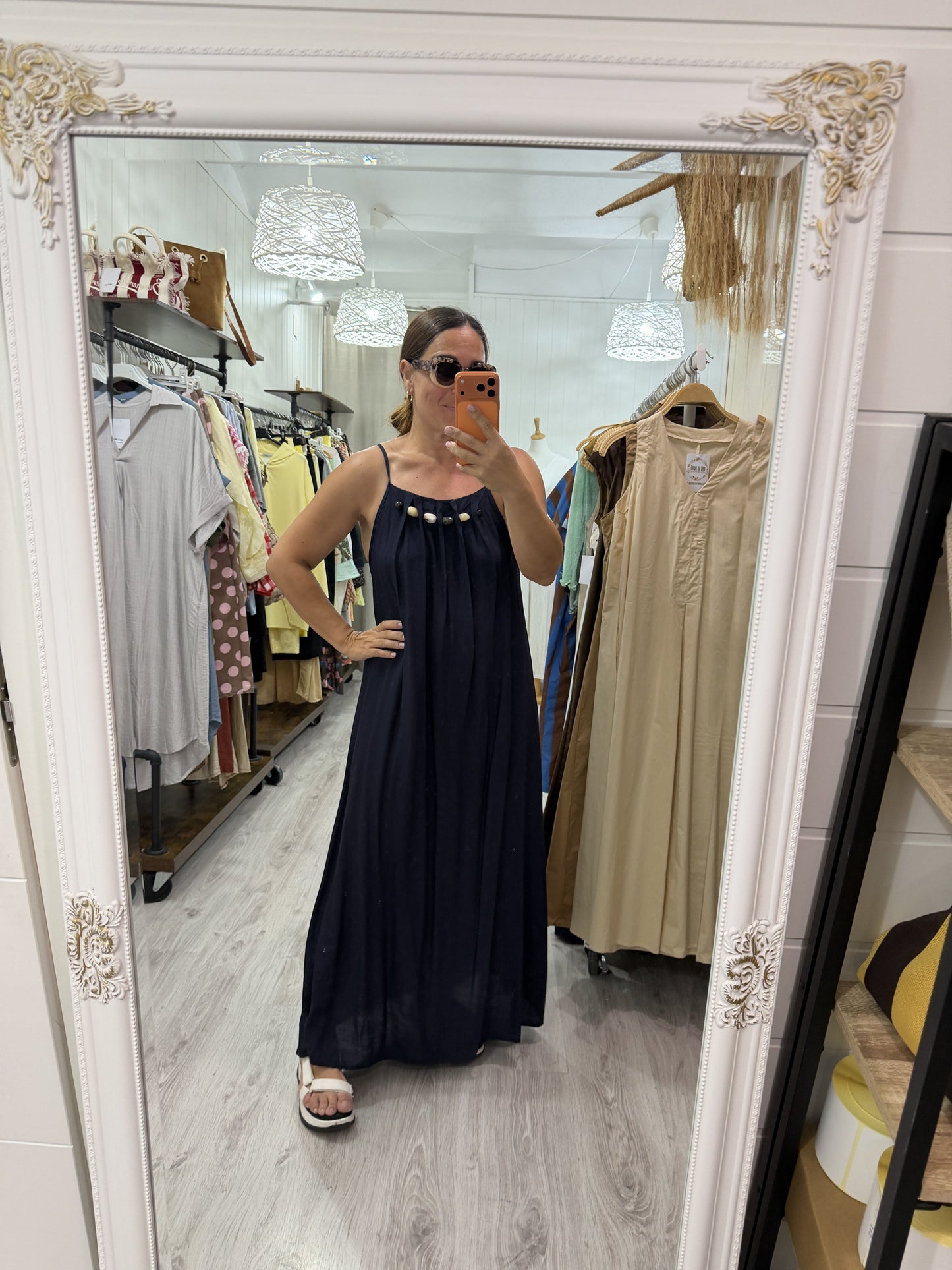Vestido Stones marino